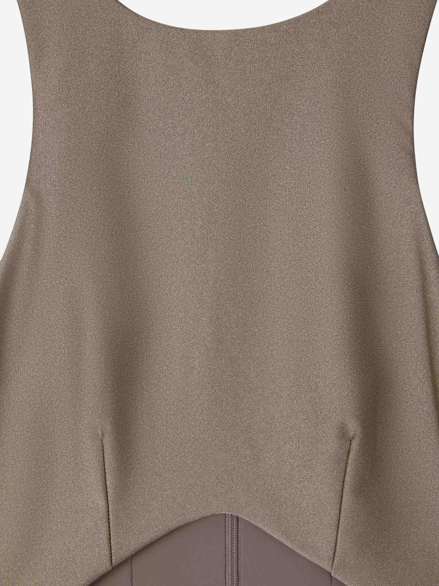 Outlet online The Attico Mujer Vestido Magnolia color Verde Militar sku 721-000048 01 - Foto 3