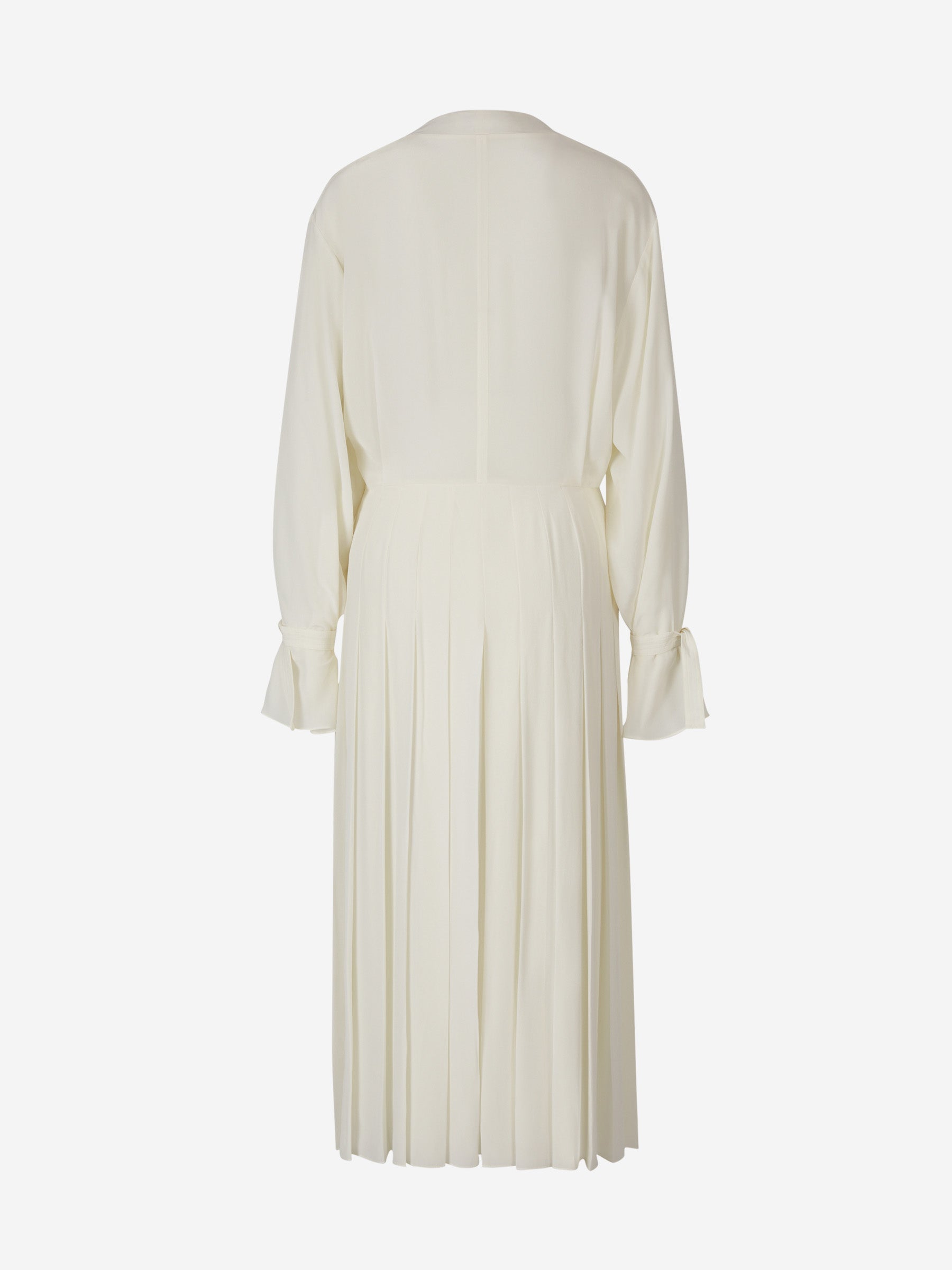 Outlet online Victoria Beckham Mujer Vestido Midi Plisado color Crema sku 721-000095 01 - Foto 2