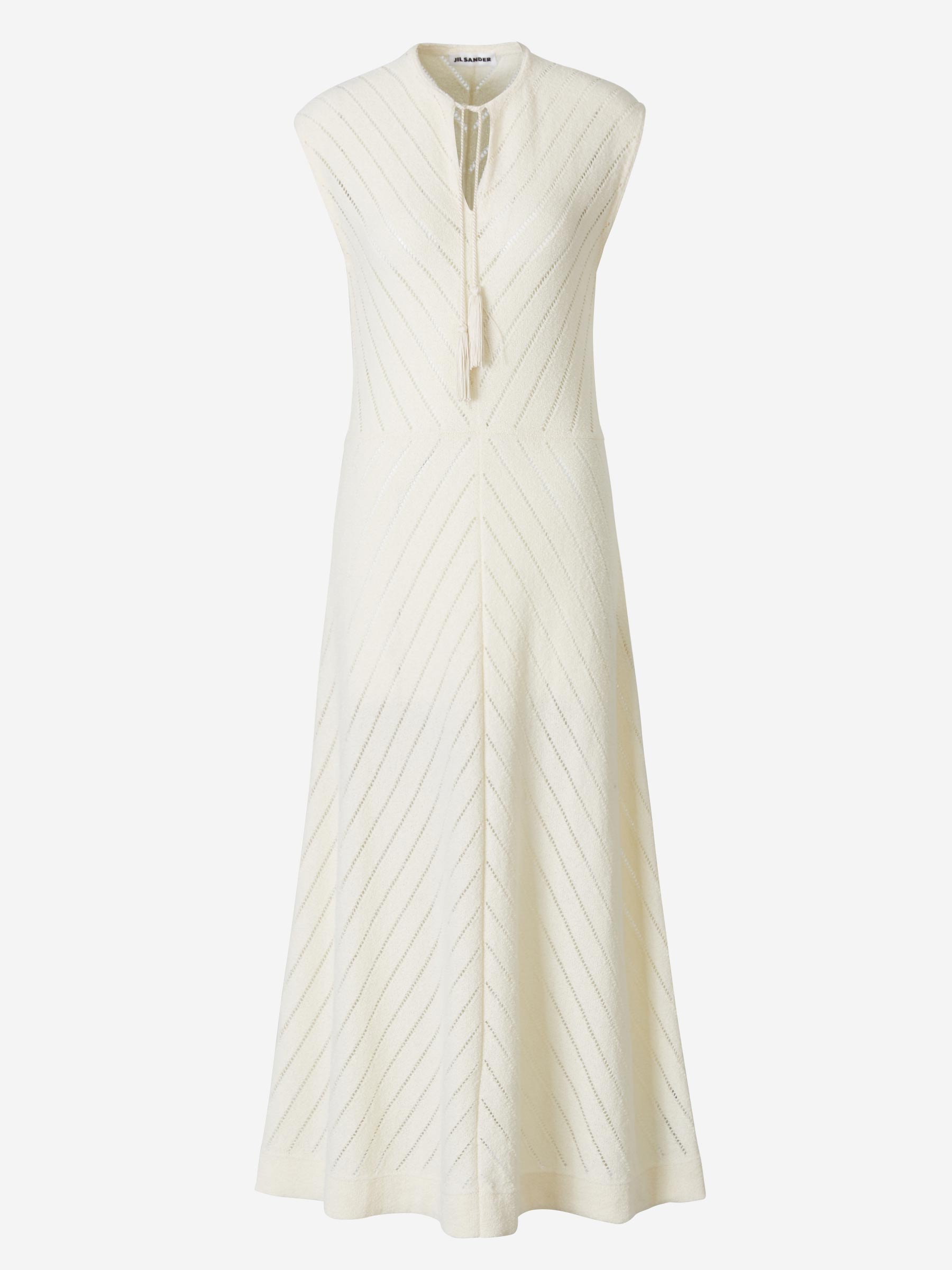 Outlet online Jil Sander Mujer Vestido Punto color Marfil sku 731-005265 01 - Foto 1