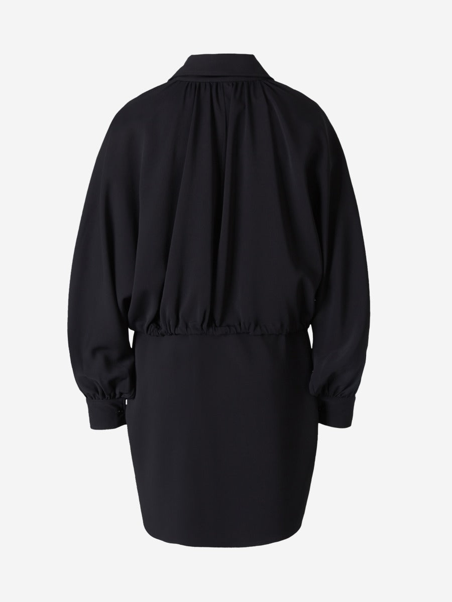 Ami Paris Vestido Liquid Cady color Negro sku 731-005559 01 - Foto 2