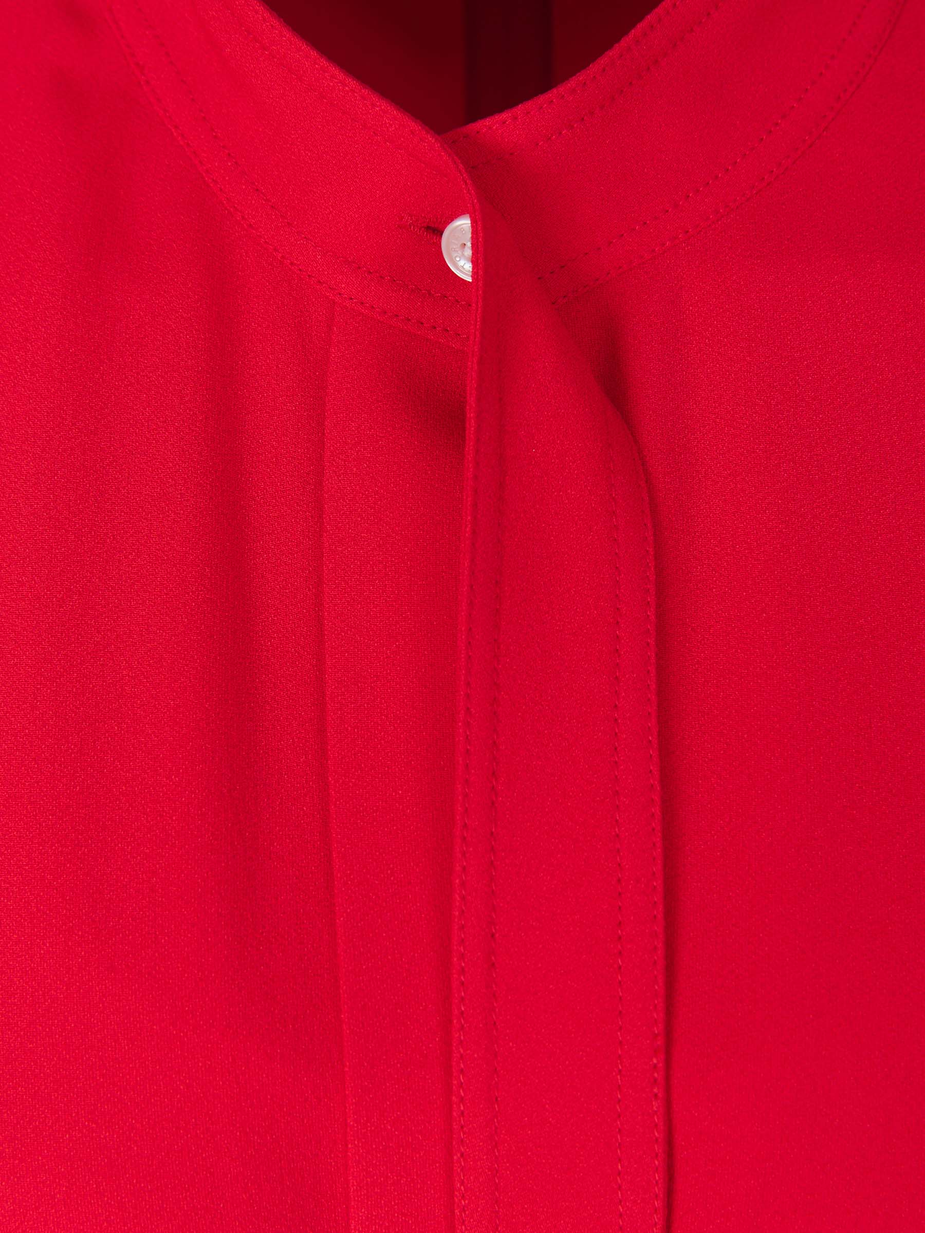 Outlet online Victoria Beckham Mujer Vestido Camisero Plisado color Rojo sku 731-005569 01 - Foto 4