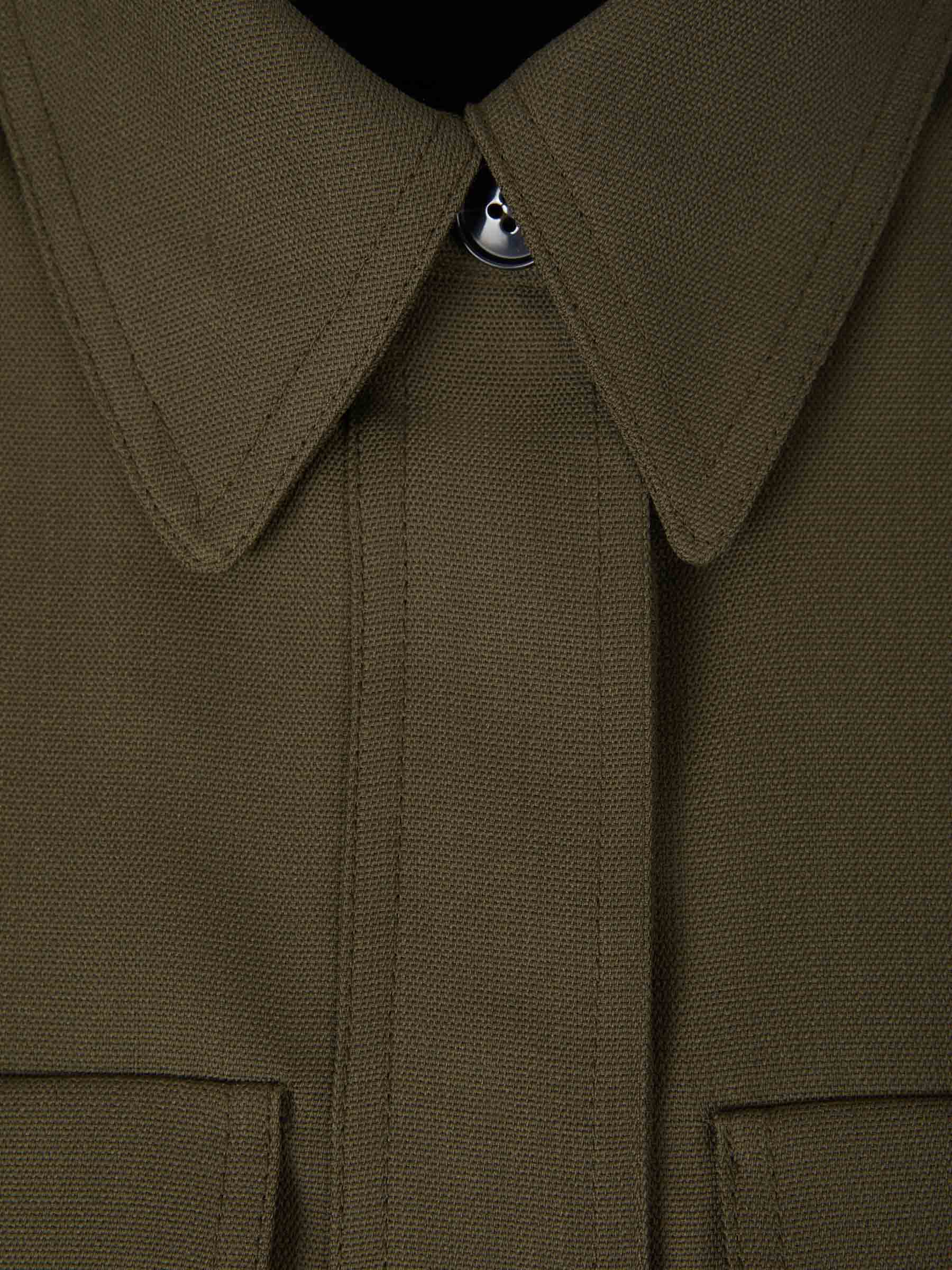 Victoria Beckham Vestido Camisero Utilitario color Verde Militar sku 731-005570 01 - Foto 3
