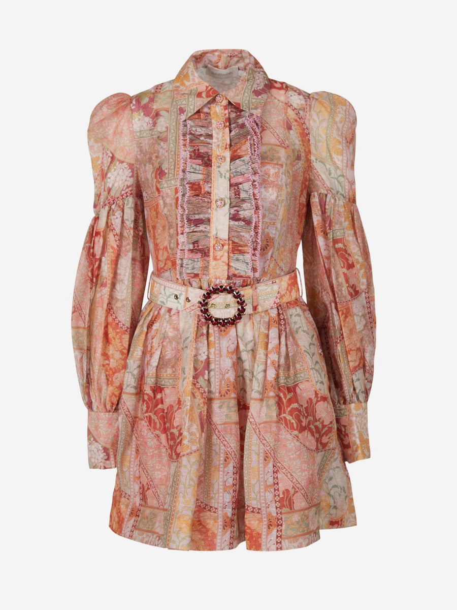 Outlet online Zimmermann Mujer Vestido Kaleidoscope Tuxedo color Rojo sku 731-005576 01 - Foto 1