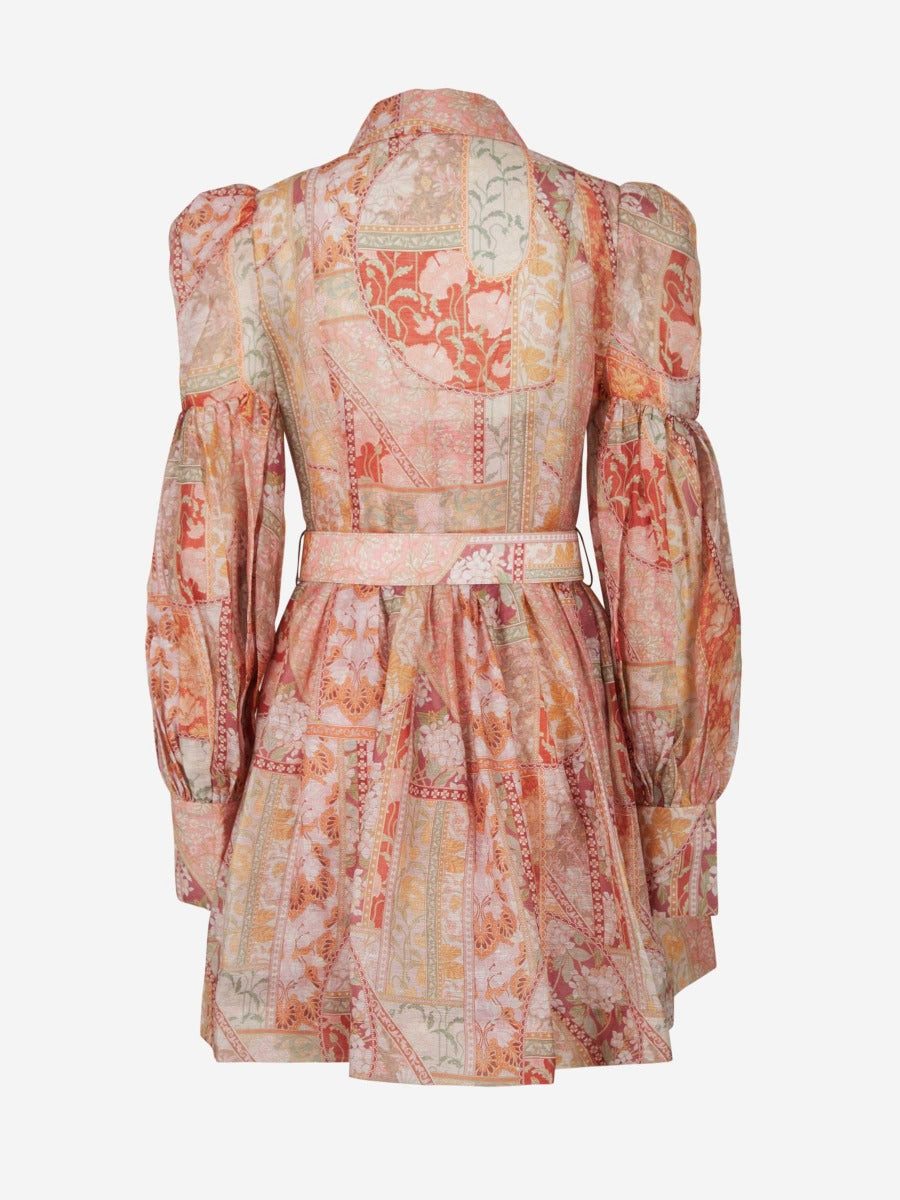 Outlet online Zimmermann Mujer Vestido Kaleidoscope Tuxedo color Rojo sku 731-005576 01 - Foto 2
