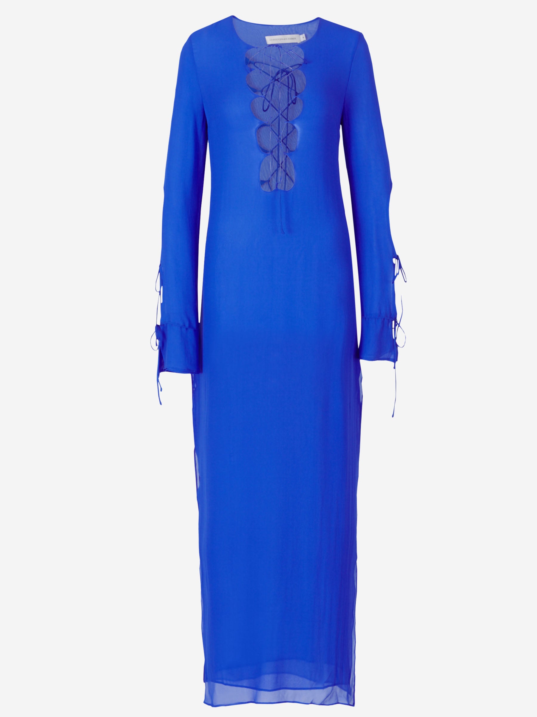 Outlet online Christopher Esber Mujer Vestido Columna Seda color Azul Cobalto sku 731-005587 01 - Foto 1