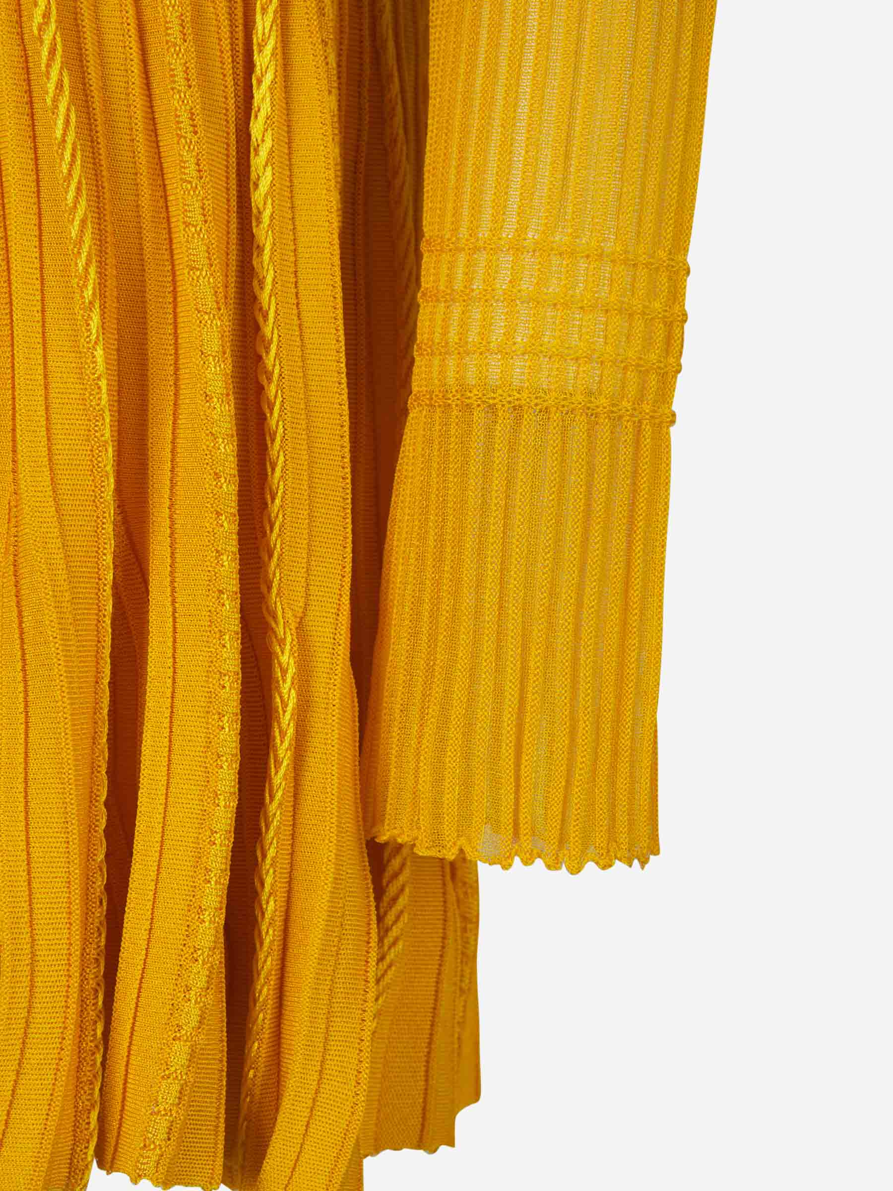 Givenchy Vestido Punto Plisado color Mostaza sku 731-005622 01 - Foto 5