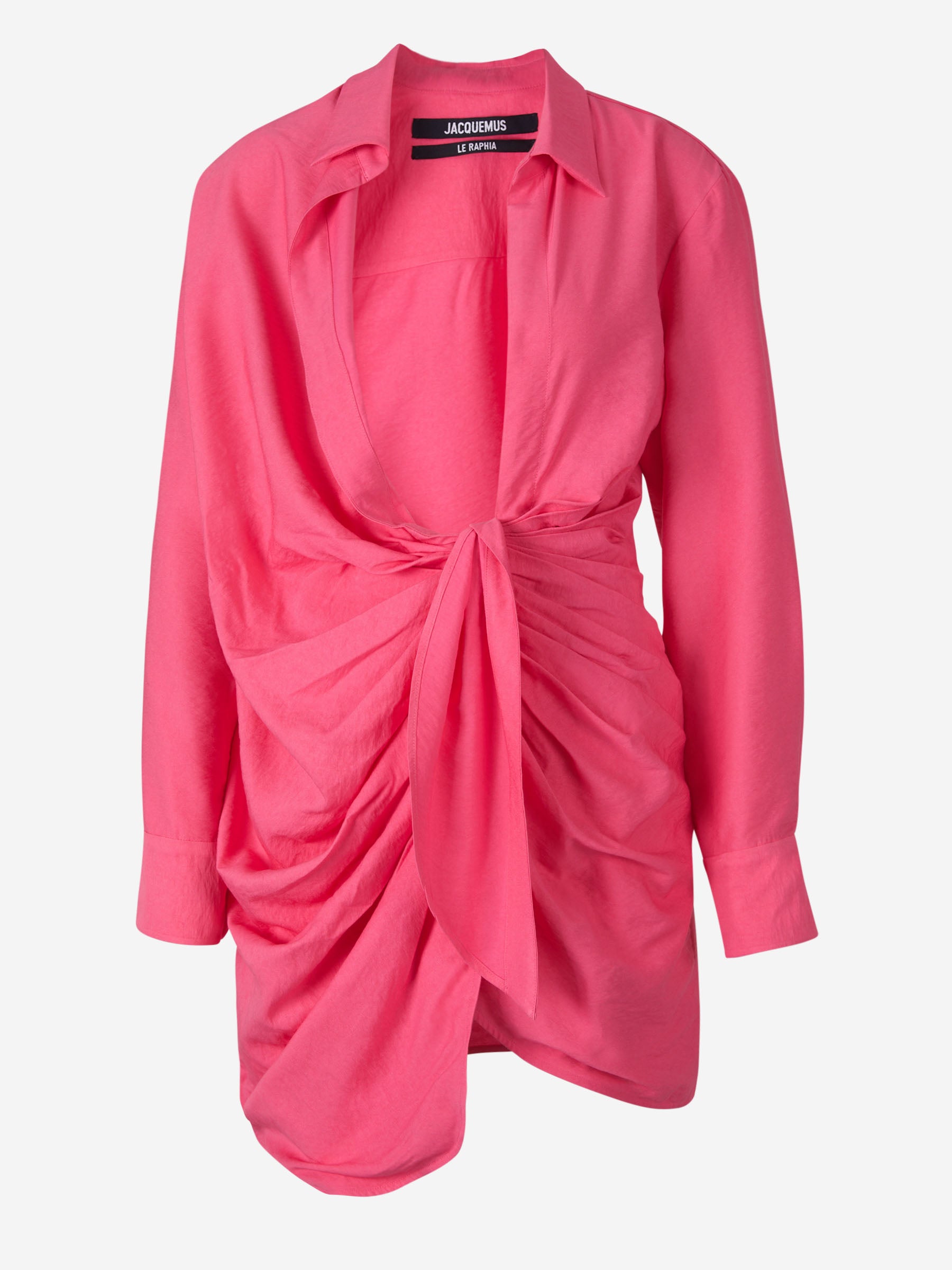 Jacquemus Vestido La Robe Bahia color Fucsia sku 731-005706 01 - Foto 1