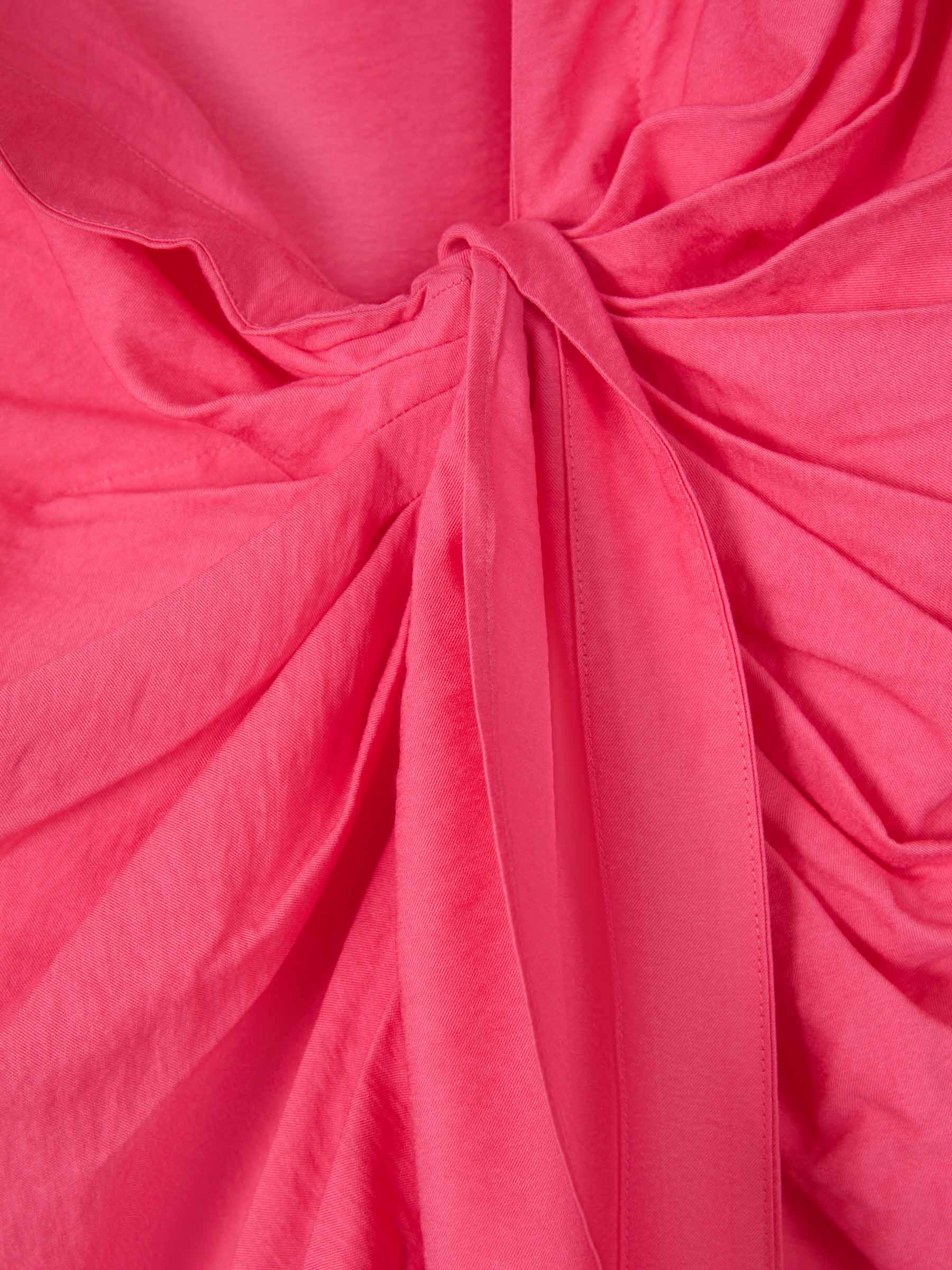 Jacquemus Vestido La Robe Bahia color Fucsia sku 731-005706 01 - Foto 4