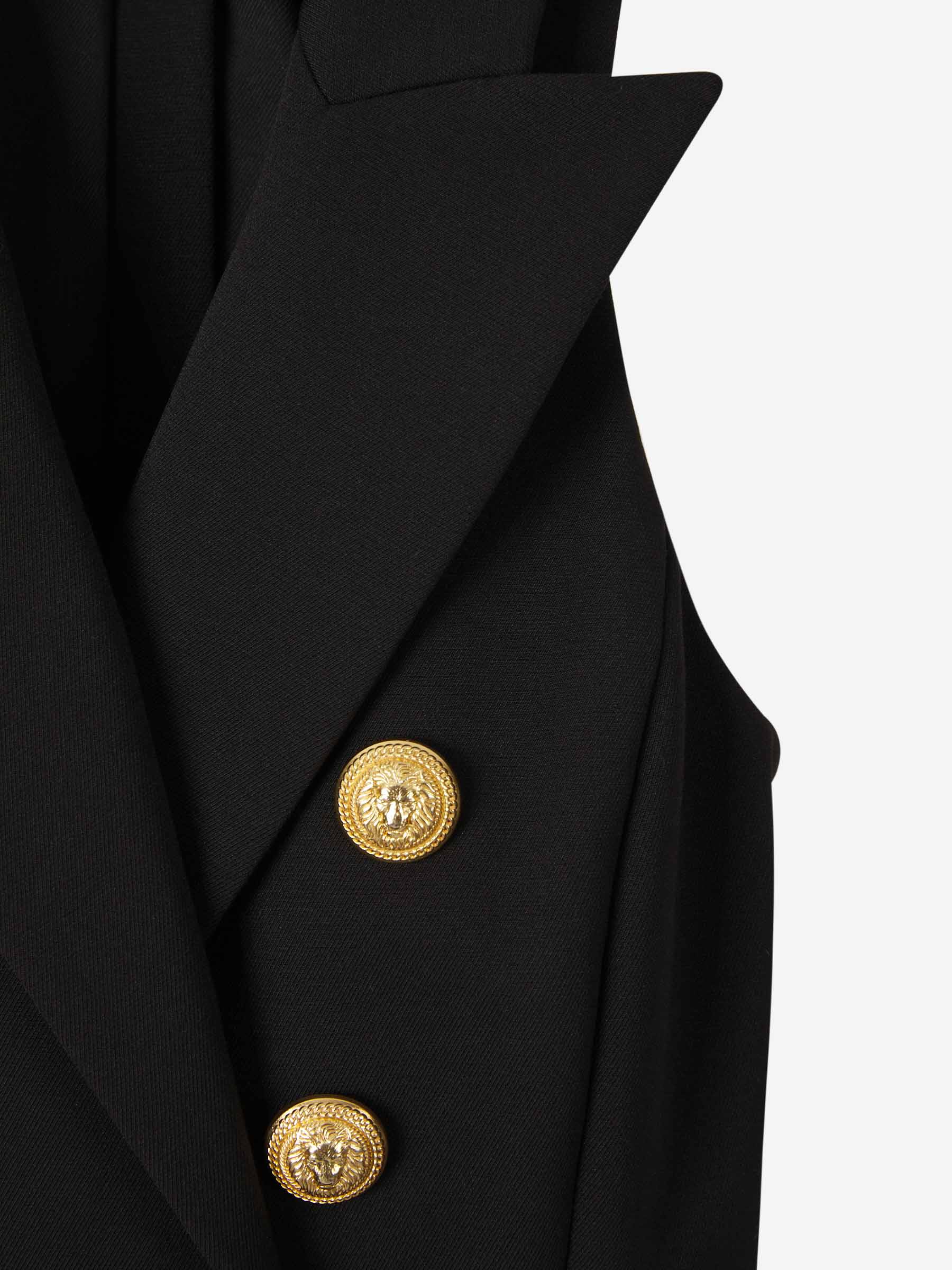 Outlet online Balmain Mujer Mono Doble Botonadura color Negro sku 731-005732 01 - Foto 3