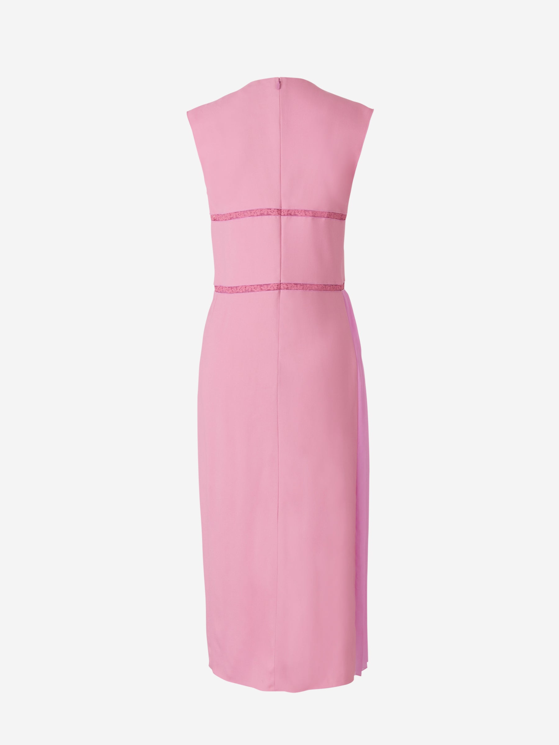 Chloé Vestido Ribetes Encaje color Rosa Envejecido sku 732-000794 01 - Foto 2