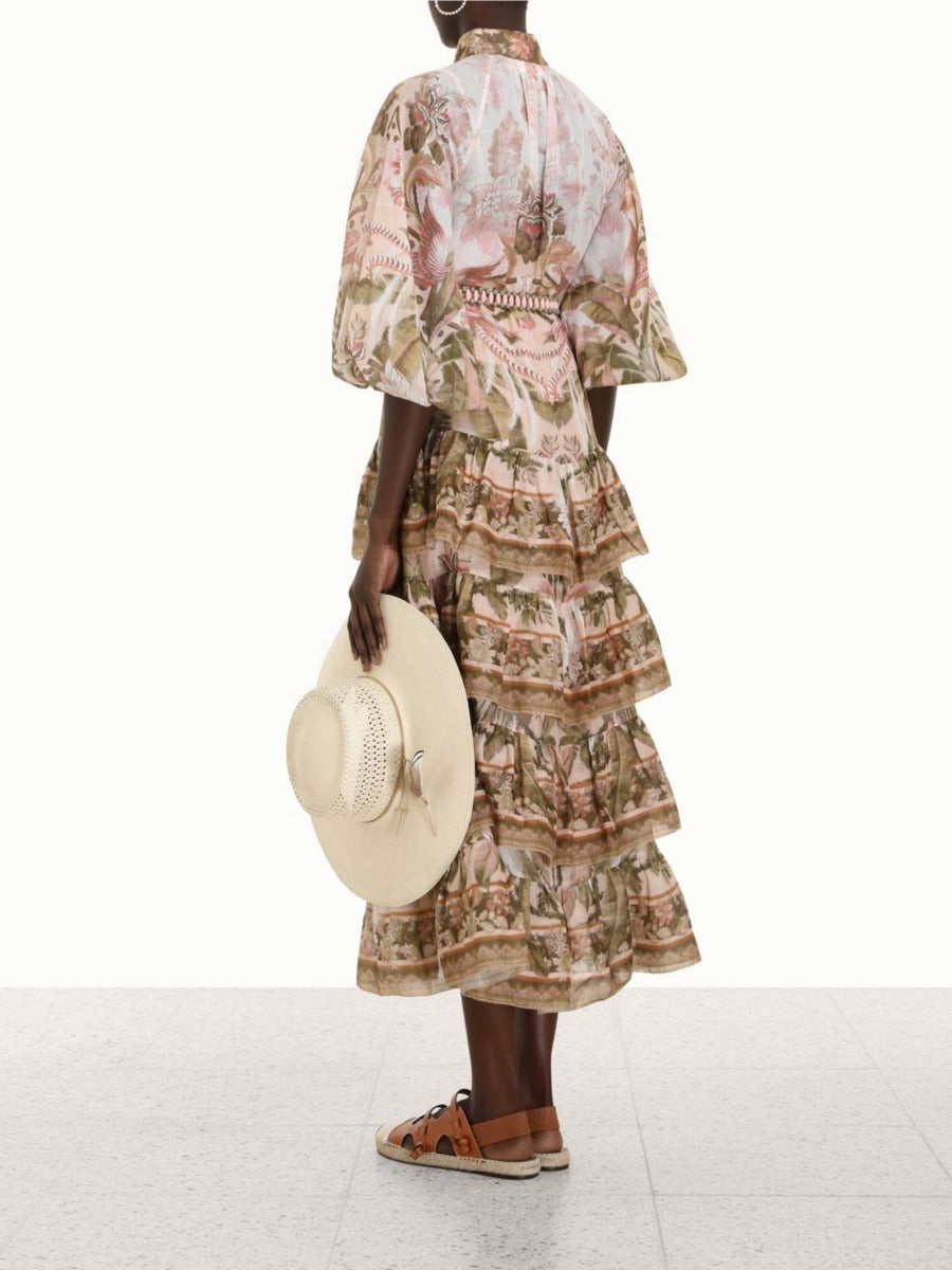 Outlet online Zimmermann Mujer Vestido Lyre Midi color Multicolor sku 732-000930 01 - Foto 3