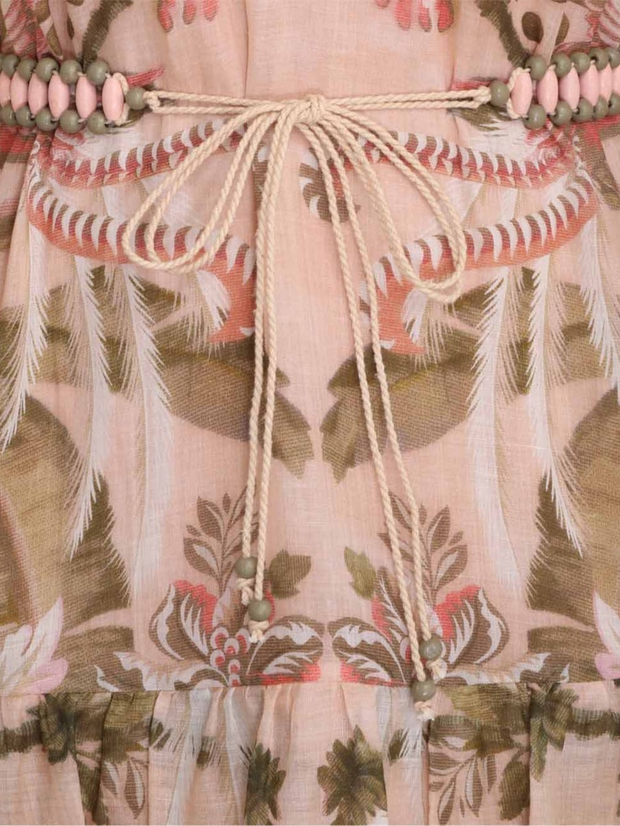 Outlet online Zimmermann Mujer Vestido Lyre Midi color Multicolor sku 732-000930 01 - Foto 4