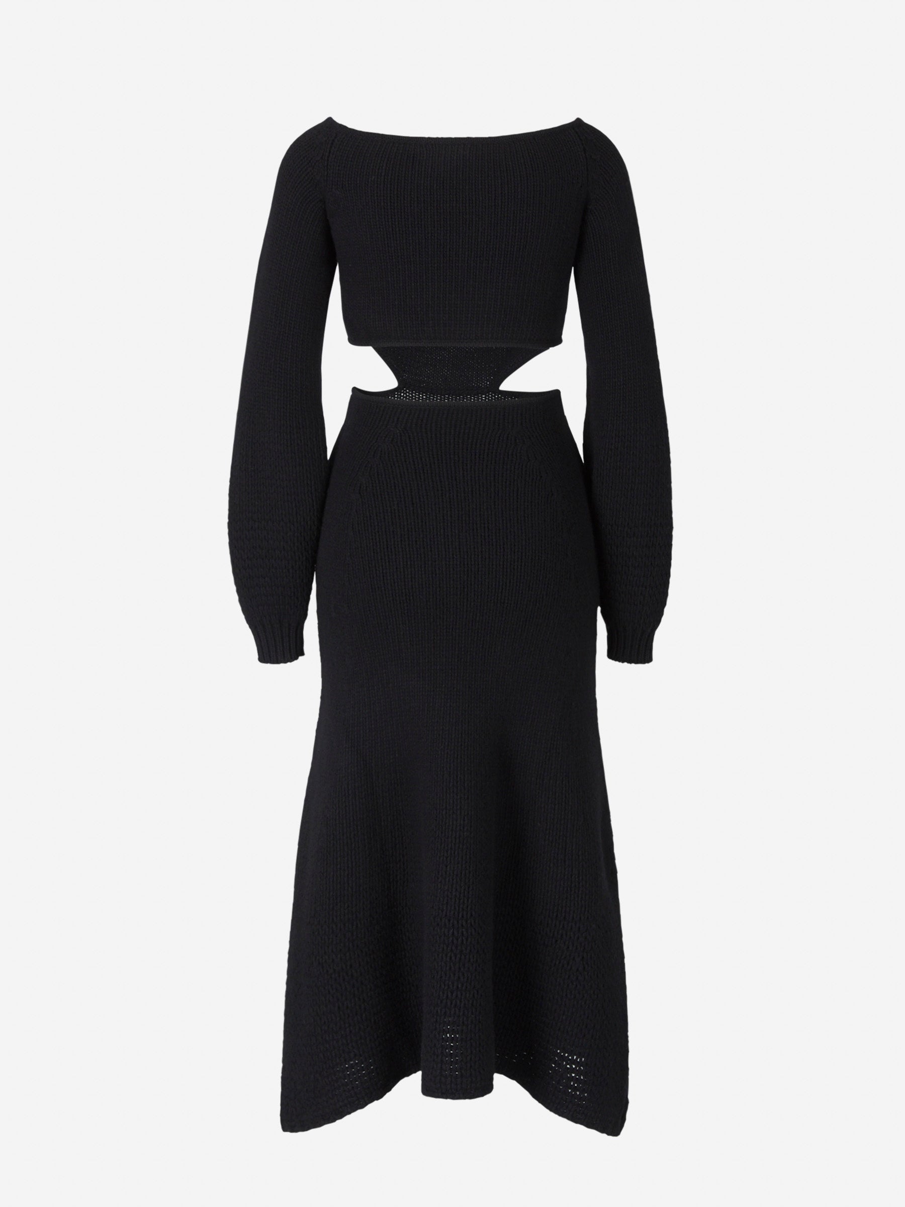 Outlet online Chloé Mujer Vestido Punto Bardot color Negro sku 732-001019 01 - Foto 2