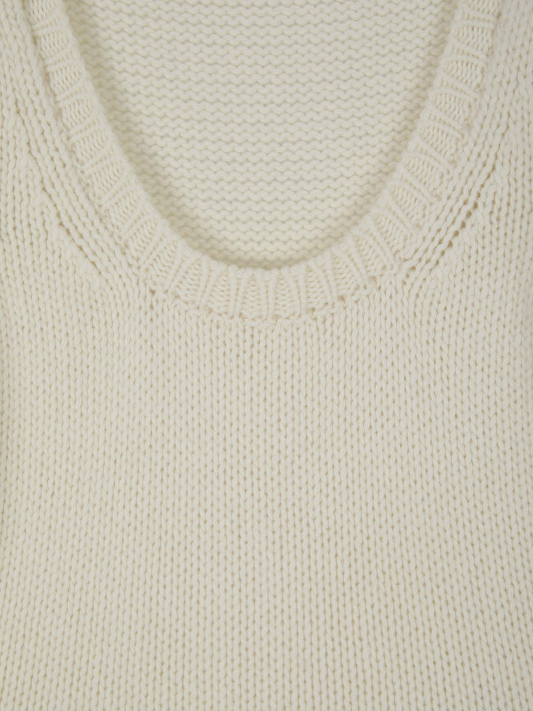 Chloé Vestido Lana Y Cashmere color Marfil sku 732-001020 01 - Foto 3