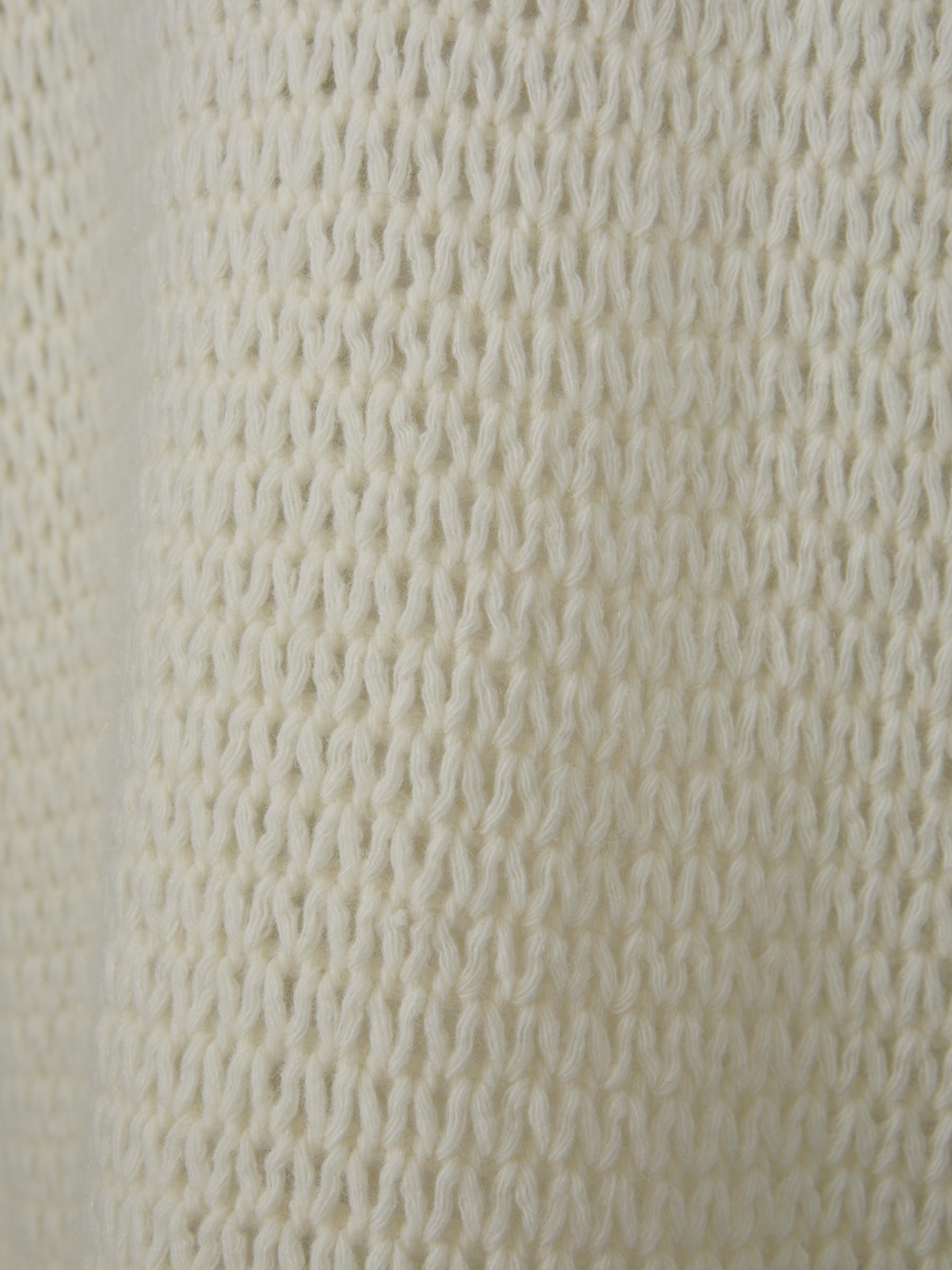 Chloé Vestido Lana Y Cashmere color Marfil sku 732-001020 01 - Foto 4