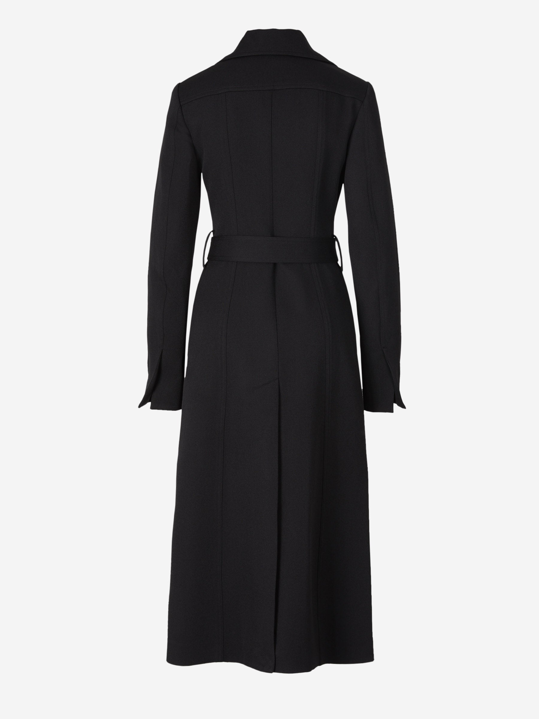 Victoria Beckham Abrigo Ribetes Contraste color Negro sku 732-001037 01 - Foto 2