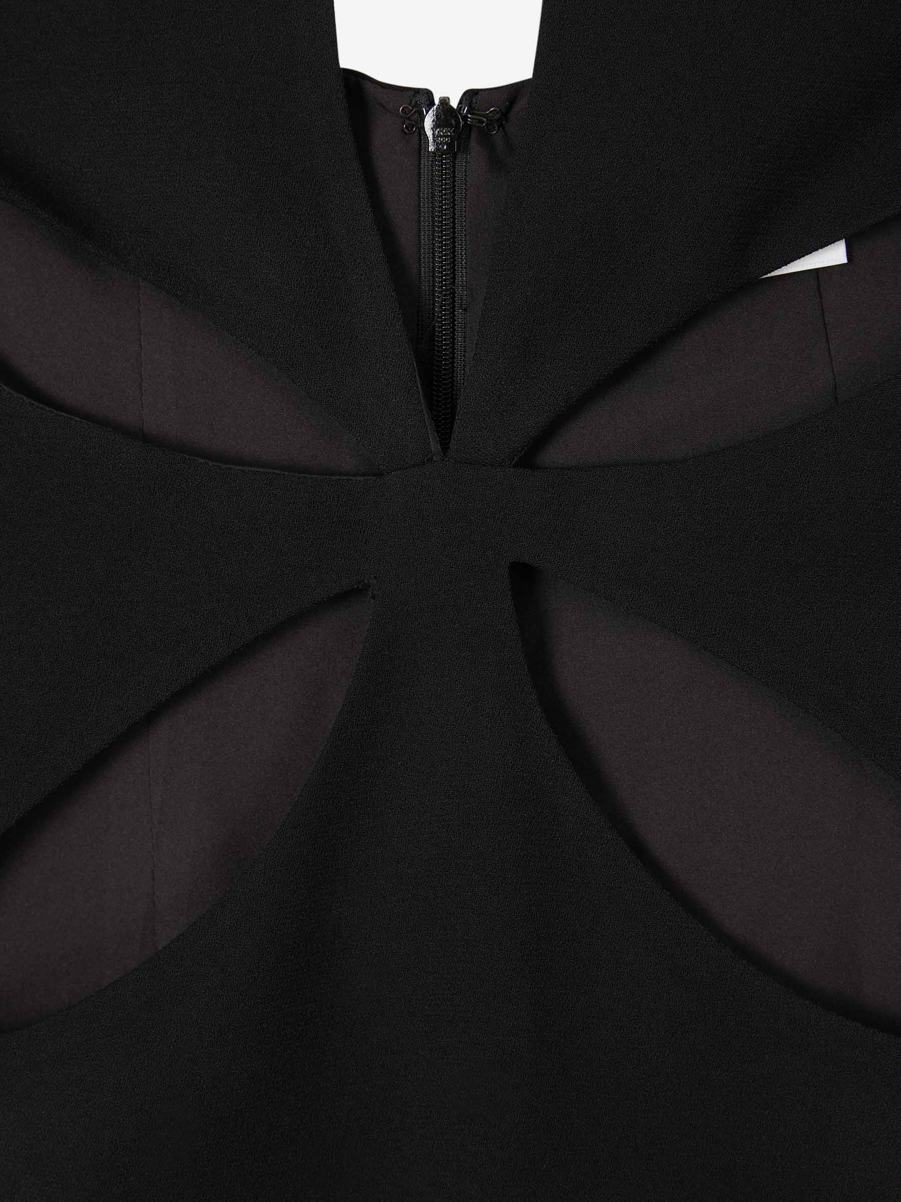Outlet online Mônot Mujer Vestido Diseño Asimétrico color Negro sku 732-001063 01 - Foto 3
