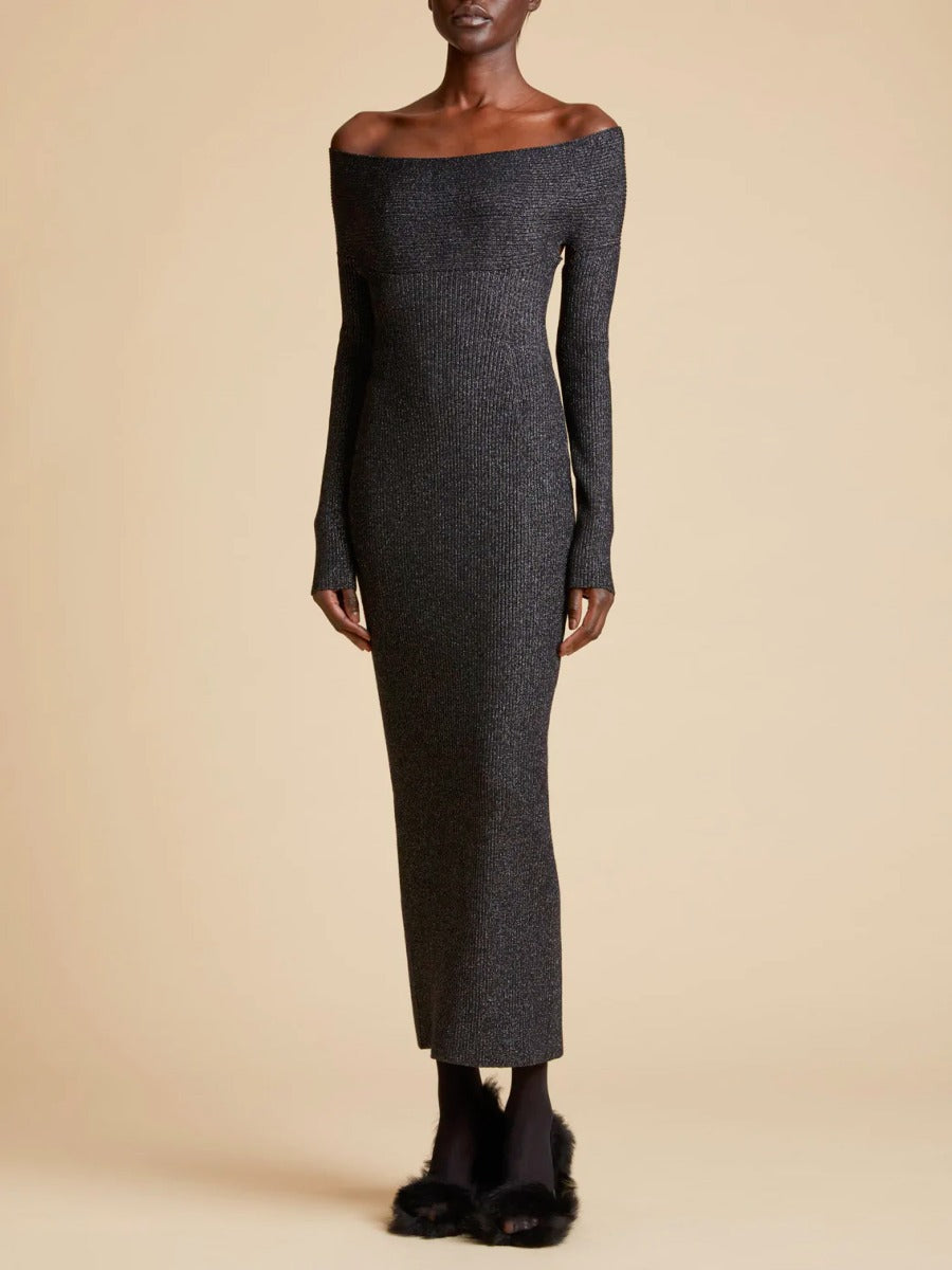 Khaite Vestido Marisol color Gris Oscuro sku 732-001076 01 - Foto 5