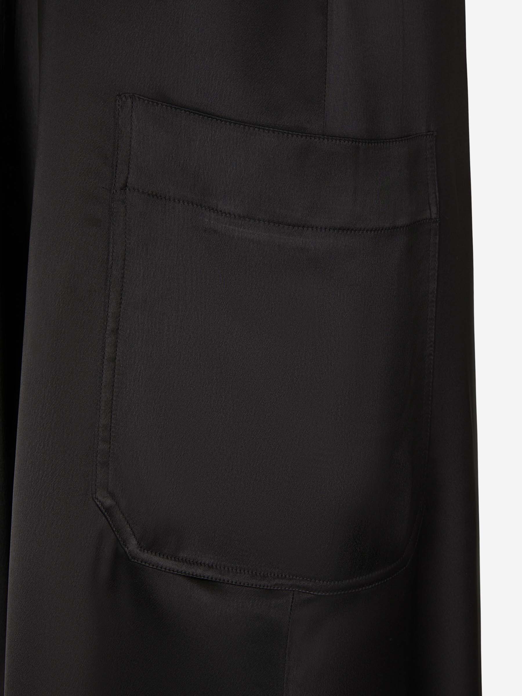 Totême Vestido Evasé color Negro sku 732-001159 01 - Foto 4