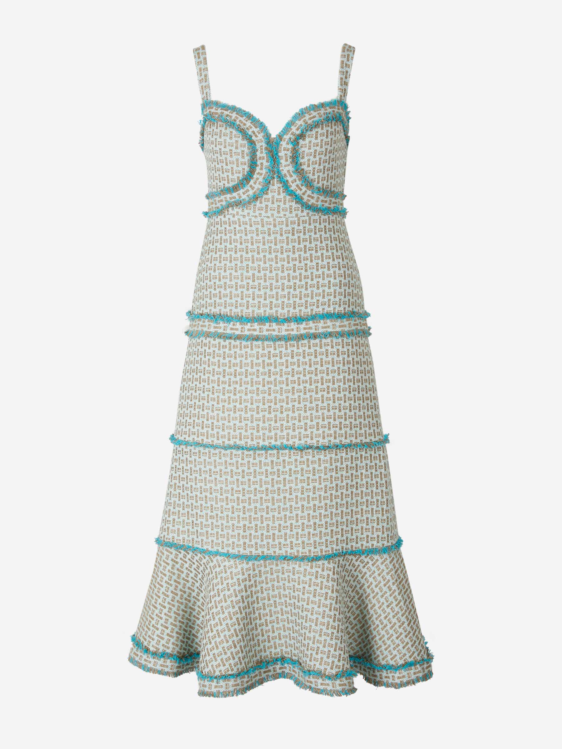 Outlet online Alexis Mujer Vestido Tweed Bettin color Azul Cielo sku 732-001193 01 - Foto 1