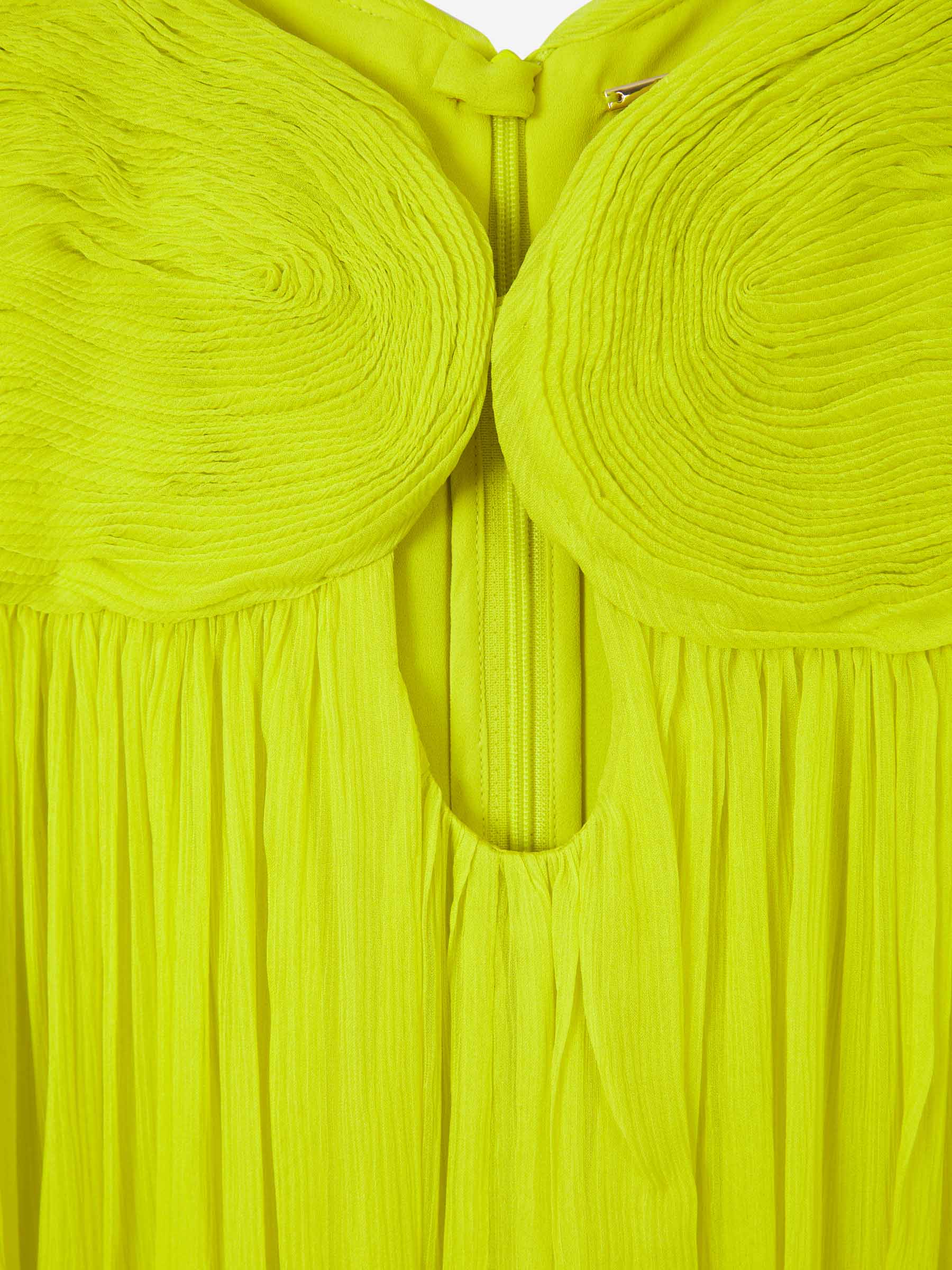 Outlet online Alexis Mujer Vestido Bosnia Lino color Verde Lima sku 732-001206 01 - Foto 3