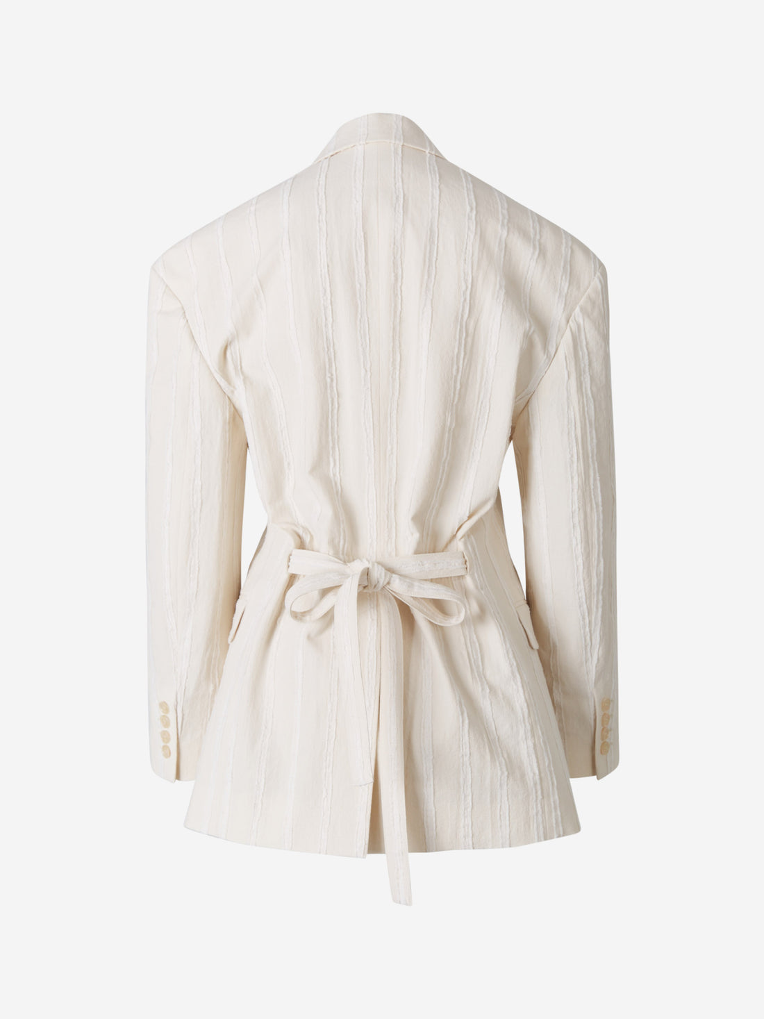 Acne Studios Chaqueta Traje Cinturón color Beis sku 741-001724 01 - Foto 2