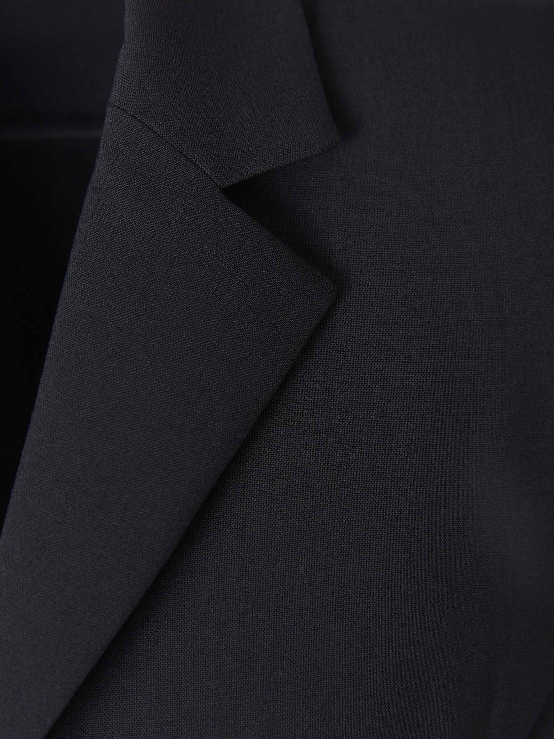 Nensi Dojaka Blazer Fruncido Lana color Negro sku 741-001759 01 - Foto 3