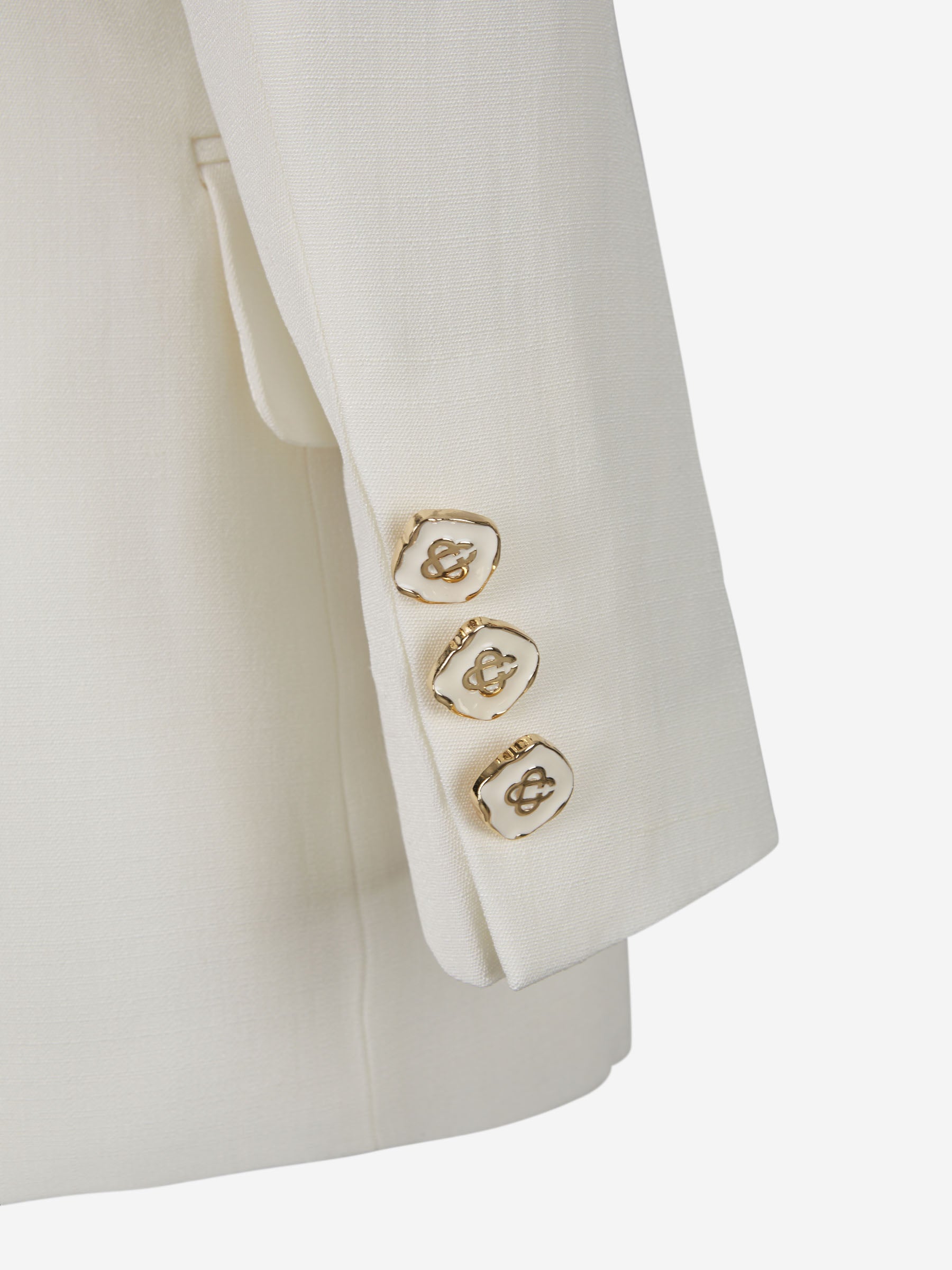 Casablanca Blazer Seda Y Viscosa color Blanco sku 741-001838 01 - Foto 5