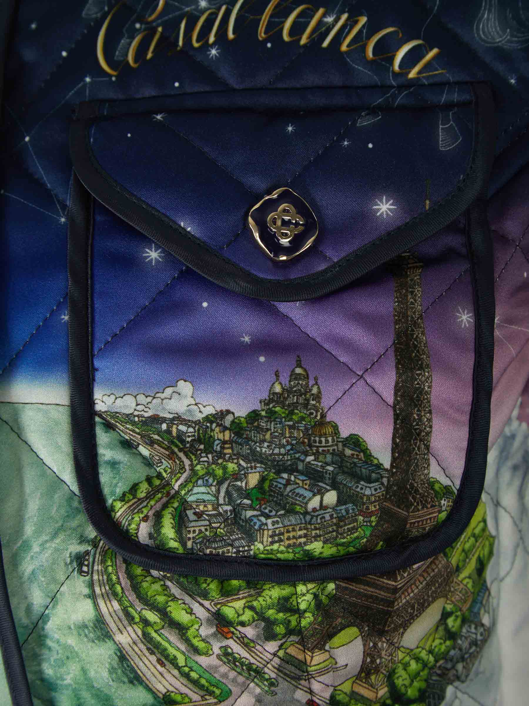 Casablanca Chaqueta Vol De Nuit color Azul Noche sku 741-001841 01 - Foto 4