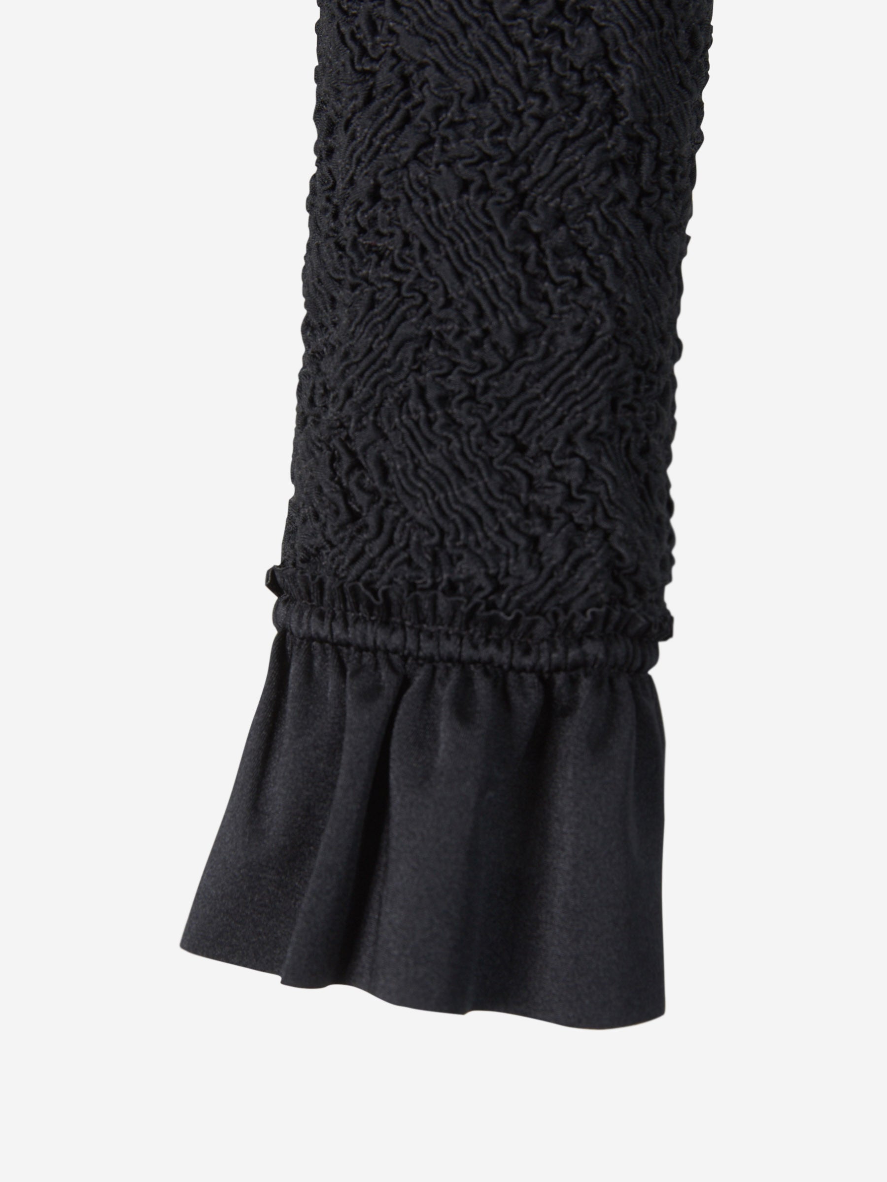 Alexander Wang Chaqueta Cropped Volantes Formés color Negro sku 741-001865 01 - Foto 4