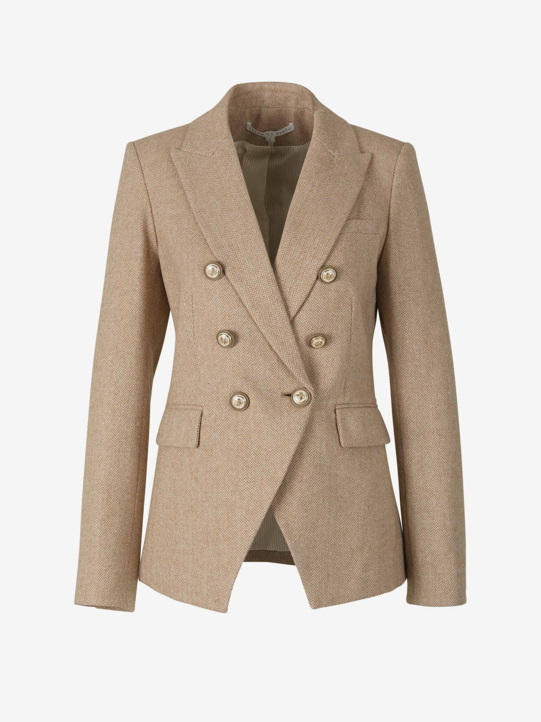 Veronica Beard Blazer Espiga Algodón color Caramelo sku 741-001880 01 - Foto 1