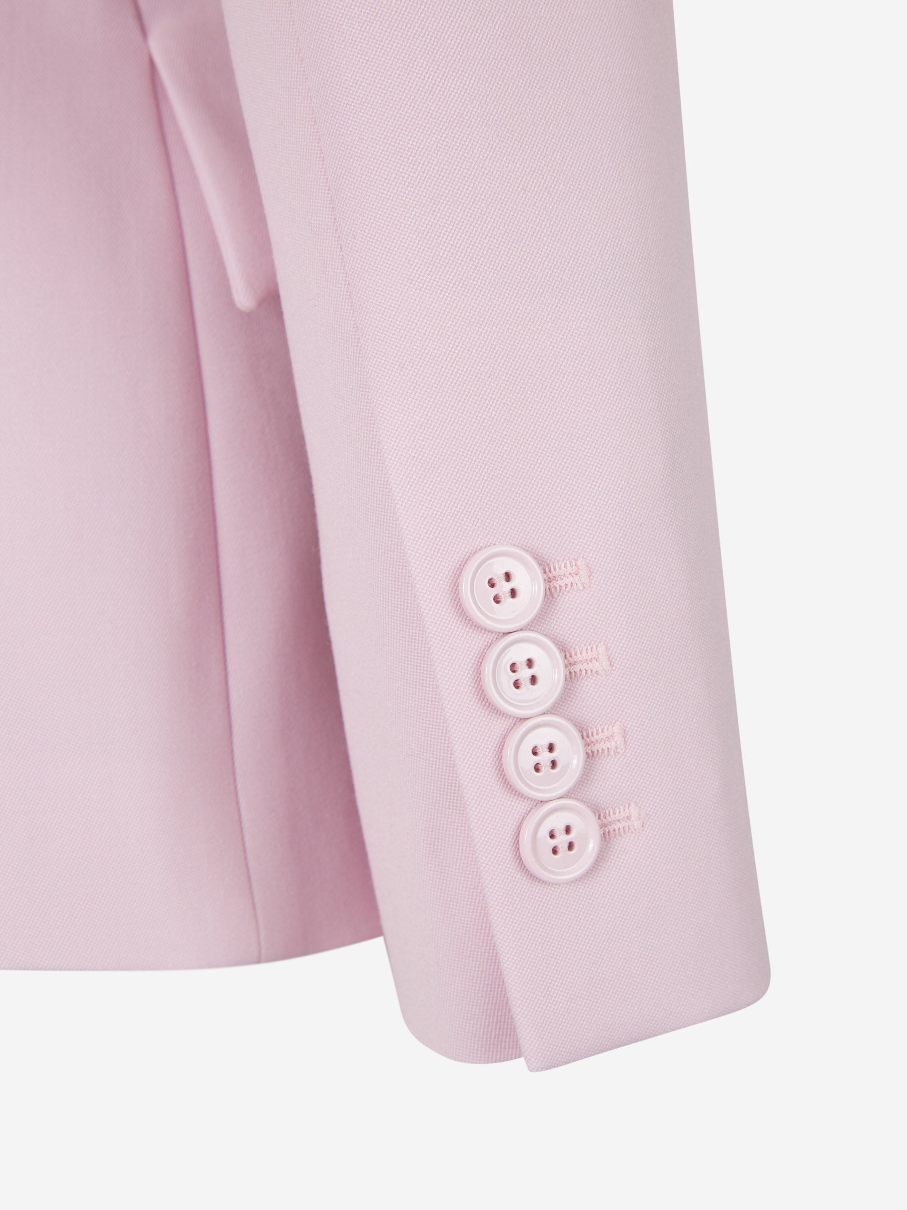 Alexander McQueen Blazer Peak Shoulder Grain color Rosa Claro sku 741-001905 01 - Foto 5