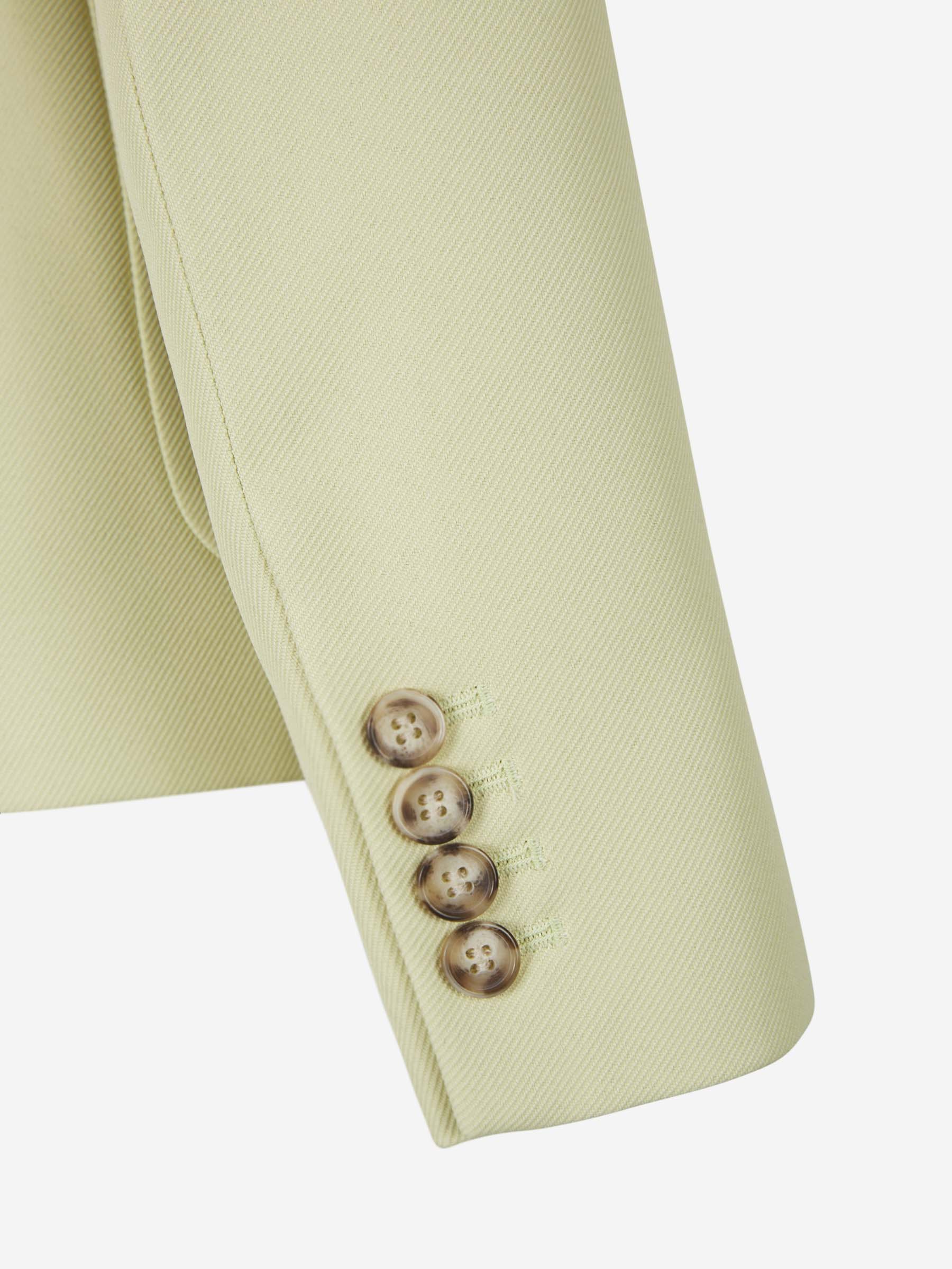 Victoria Beckham Blazer Diseño Estructurado color Amarillo sku 741-001917 01 - Foto 5