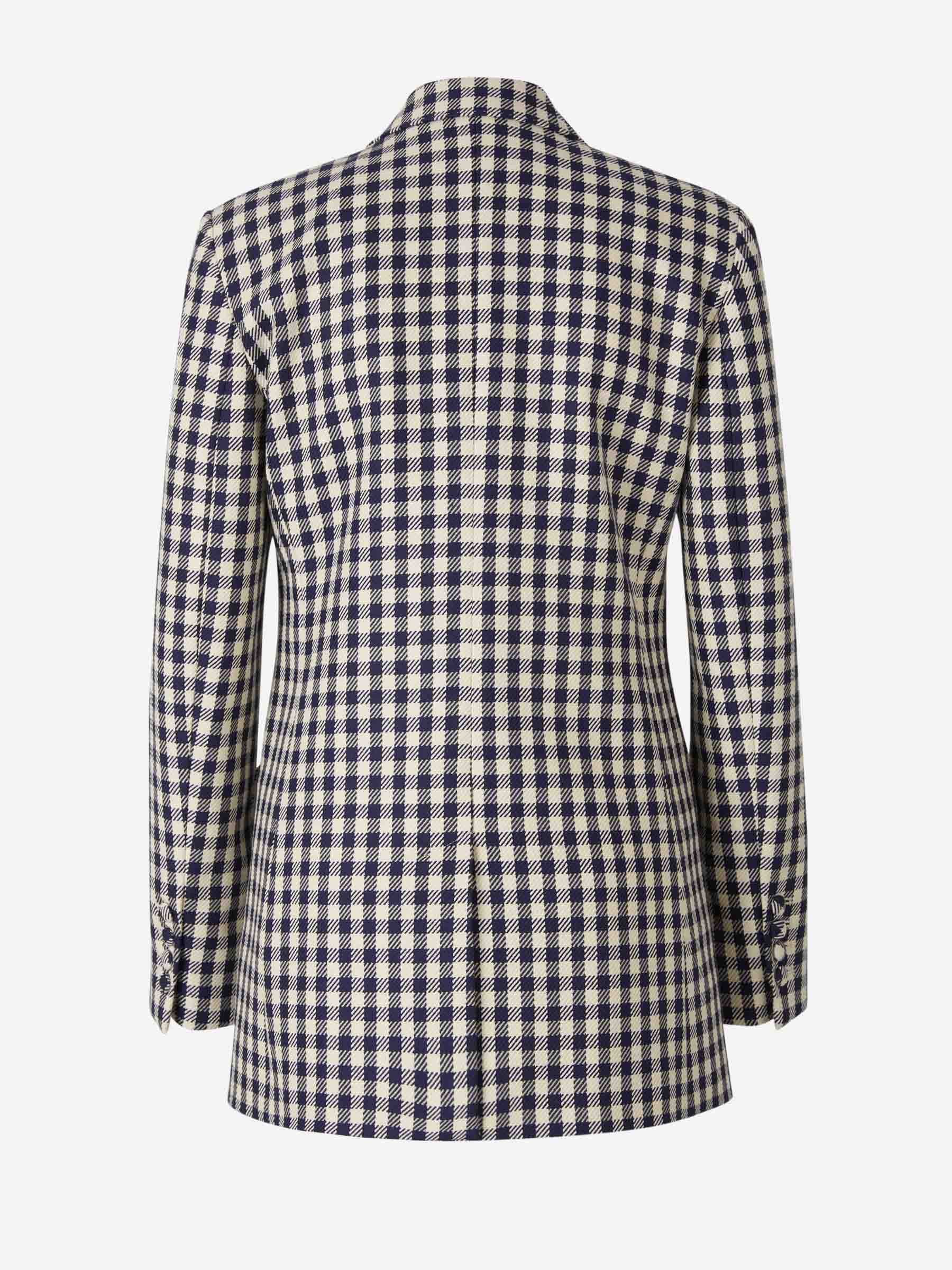 Ami Paris Blazer Motivo Cuadros color Negro sku 741-001919 01 - Foto 2