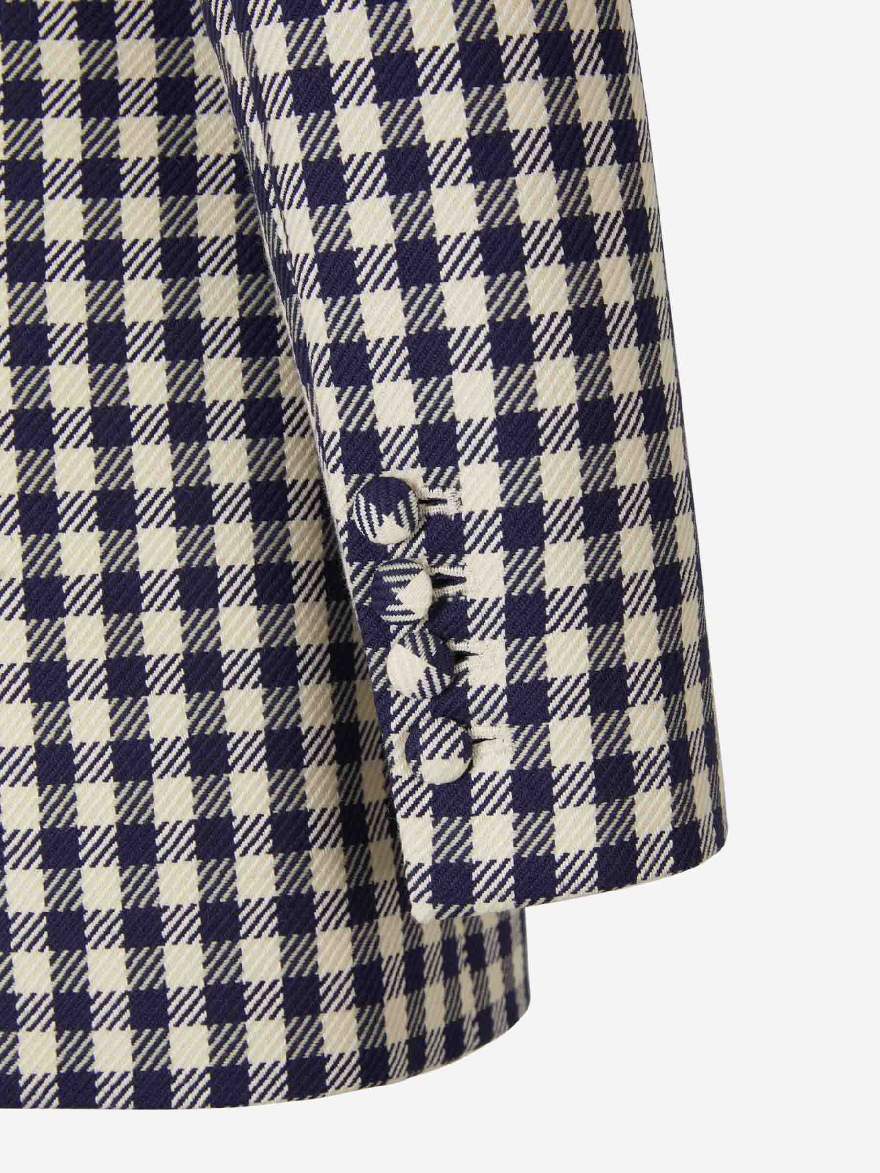 Ami Paris Blazer Motivo Cuadros color Negro sku 741-001919 01 - Foto 5