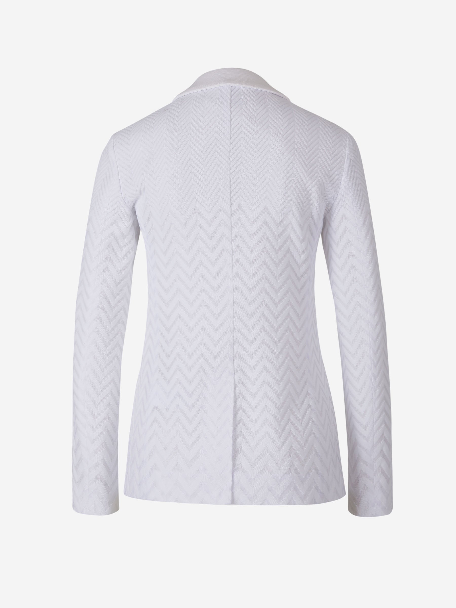 Missoni Blazer Zig Zag Tonal color Blanco sku 741-001936 01 - Foto 2