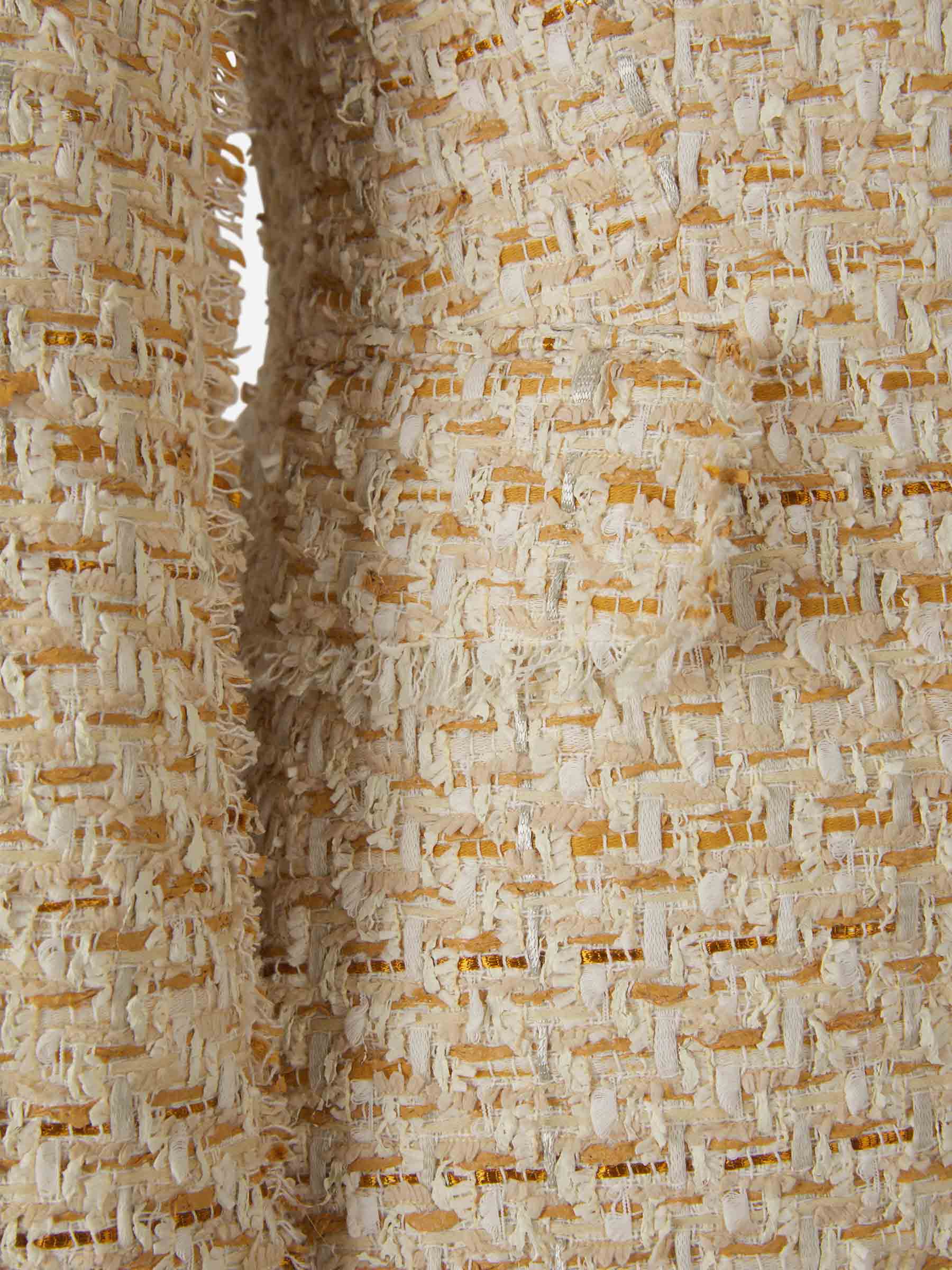 Balmain Blazer Abotonada Tweed color Beis sku 741-001966 01 - Foto 4