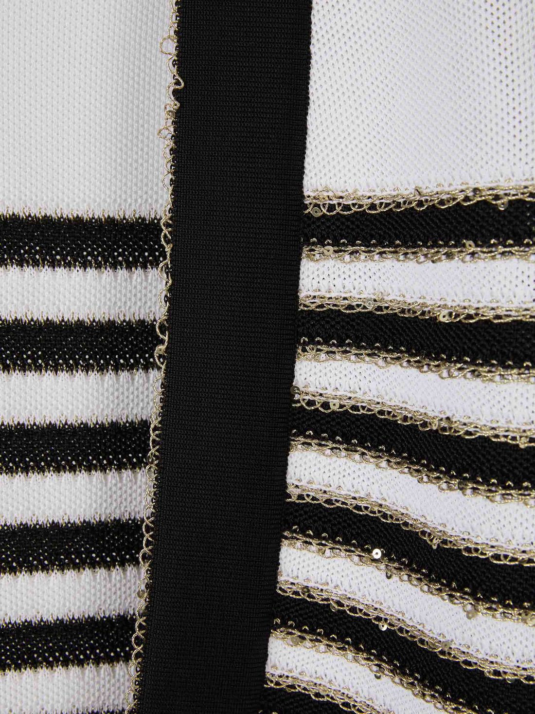 Balmain Chaqueta Motivo Rayas color Blanco y Negro sku 741-002045 01 - Foto 1