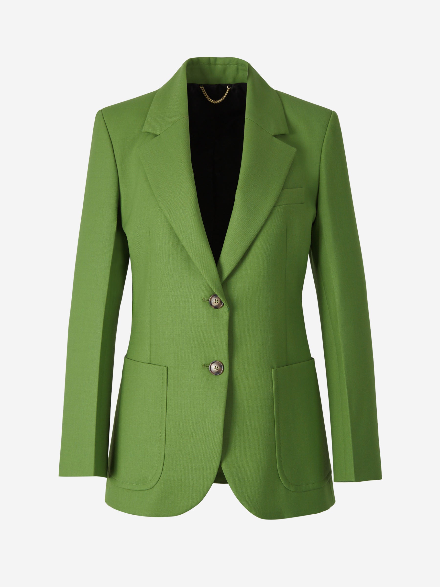 Victoria Beckham Americana Bolsillos Parche color Verde Lima sku 741-002057 01 - Foto 1