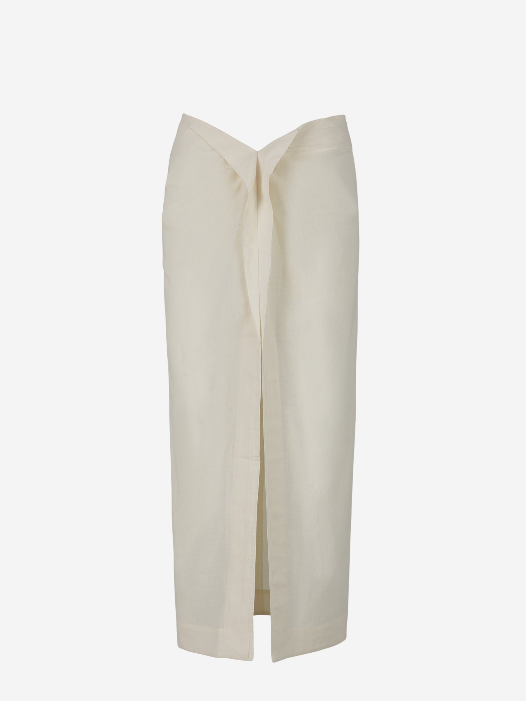 Jacquemus Falda La Jupe Draggiu color Crema sku 750-001238 01 - Foto 1