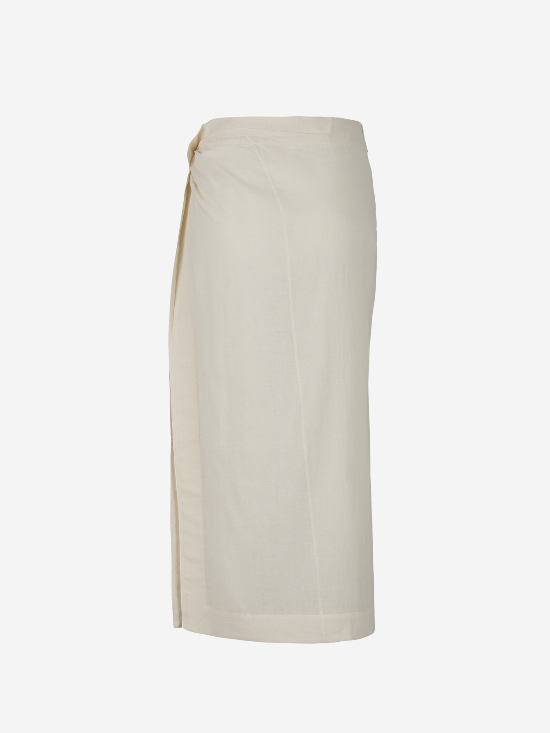 Jacquemus Falda La Jupe Draggiu color Crema sku 750-001238 01 - Foto 4