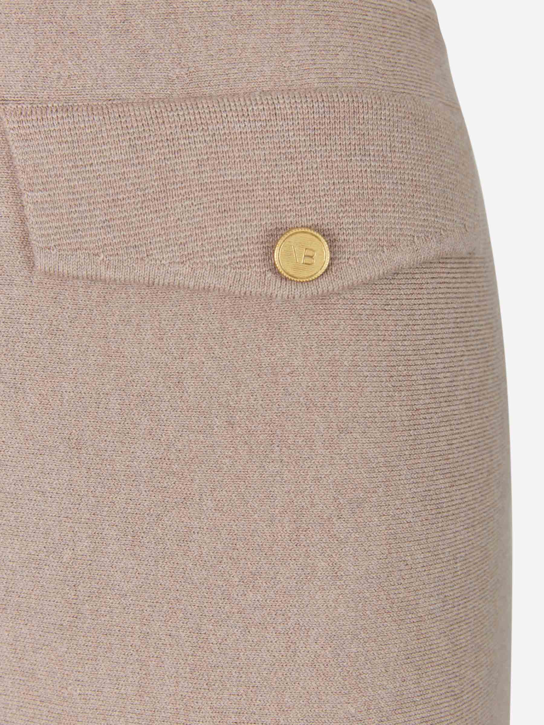 Victoria Beckham Falda Punto Lana color Caramelo sku 750-001258 01 - Foto 2