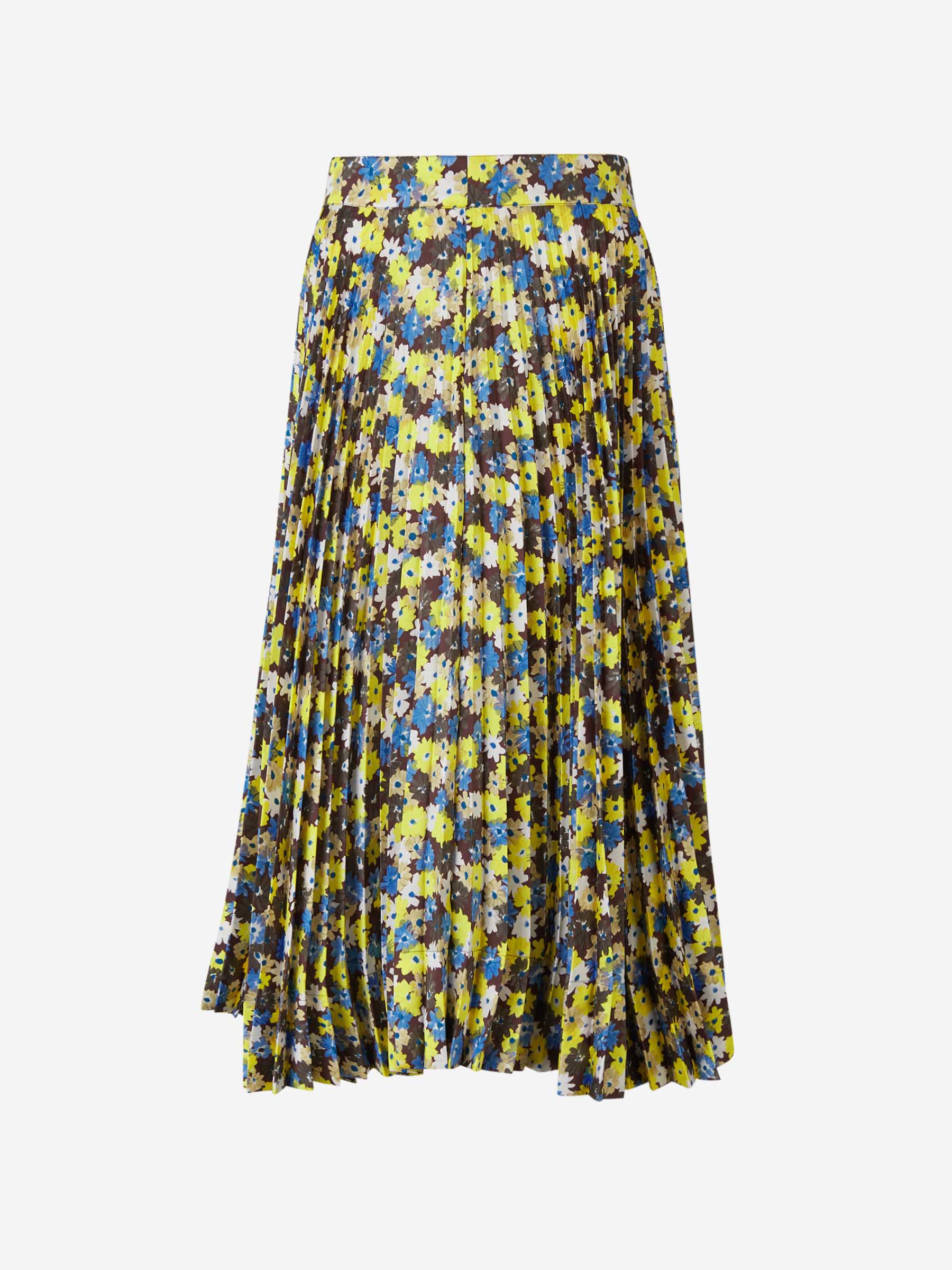 Plan C Falda Plisada Daisy color Amarillo sku 750-001264 01 - Foto 1