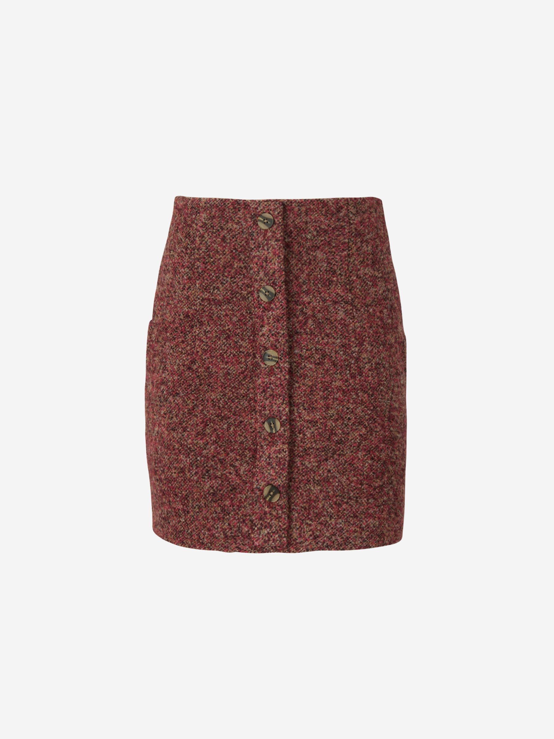 Remain Birger Christensen Falda Baked Apple color Rojo Cereza sku 750-001270 01 - Foto 1