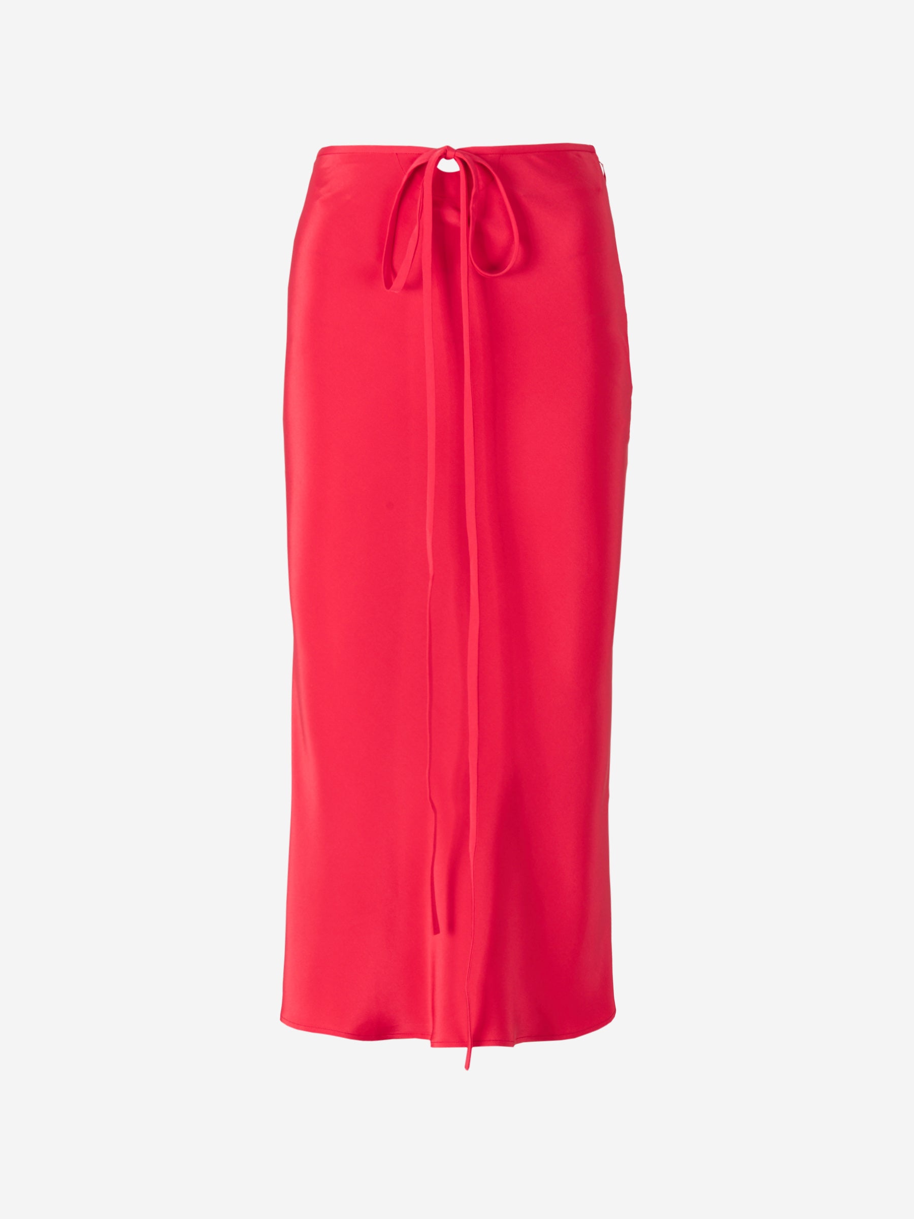 Christopher Esber Falda Loophole Seda color Rojo sku 750-001271 01 - Foto 1