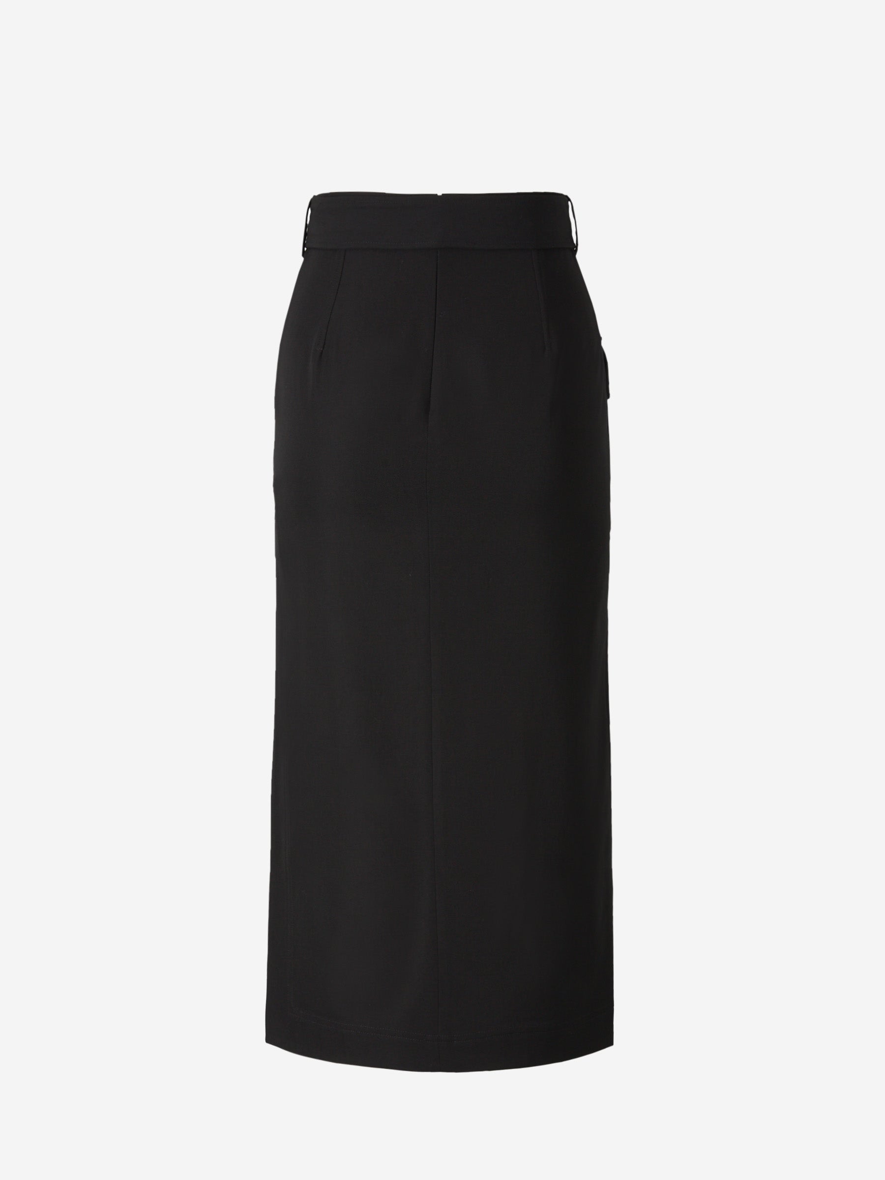 Alexander McQueen Falda Lana Cinturón color Negro sku 750-001277 01 - Foto 2