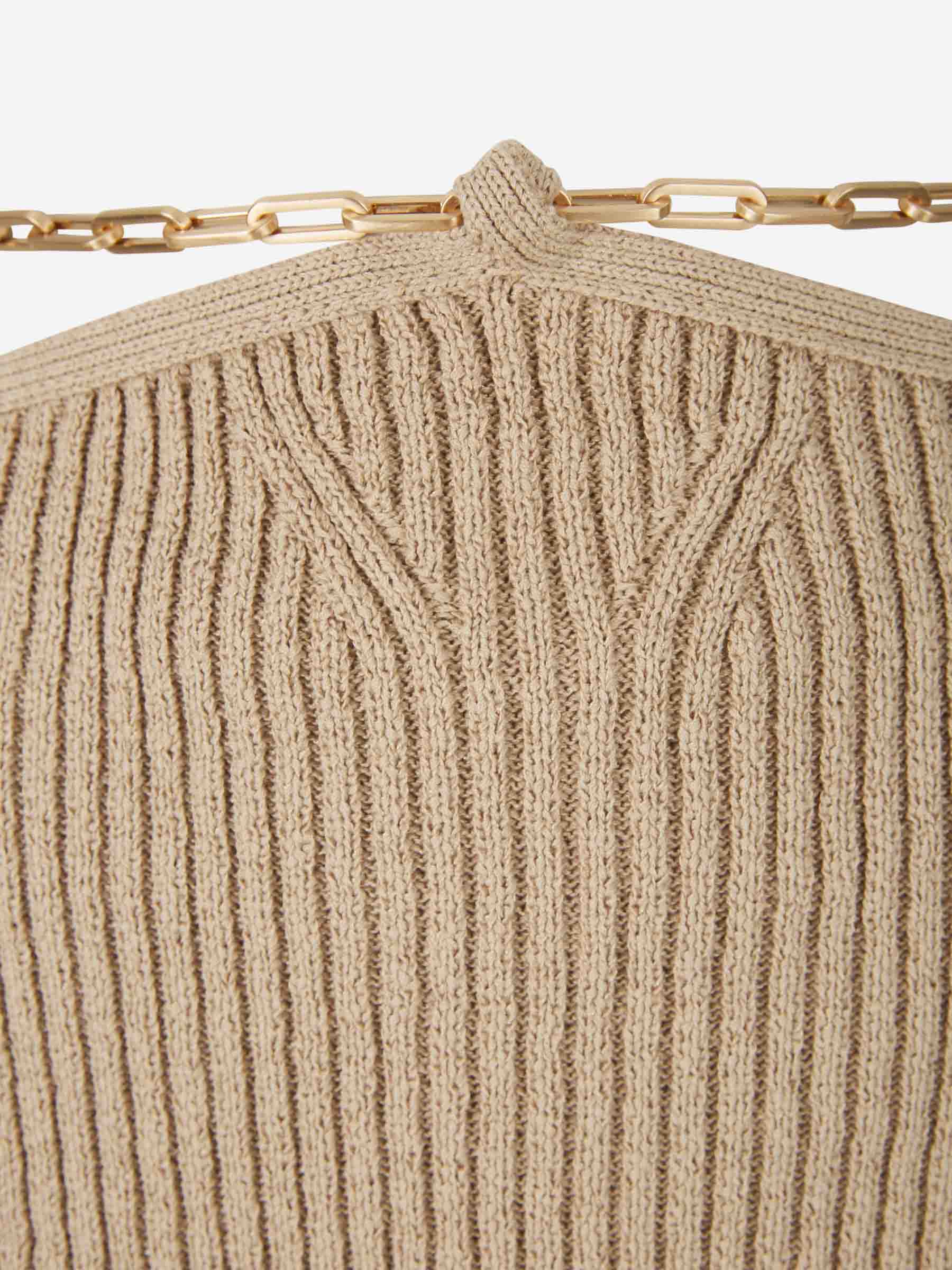 Cult Gaia Falda Punto Zariana color Topo sku 750-001289 01 - Foto 3