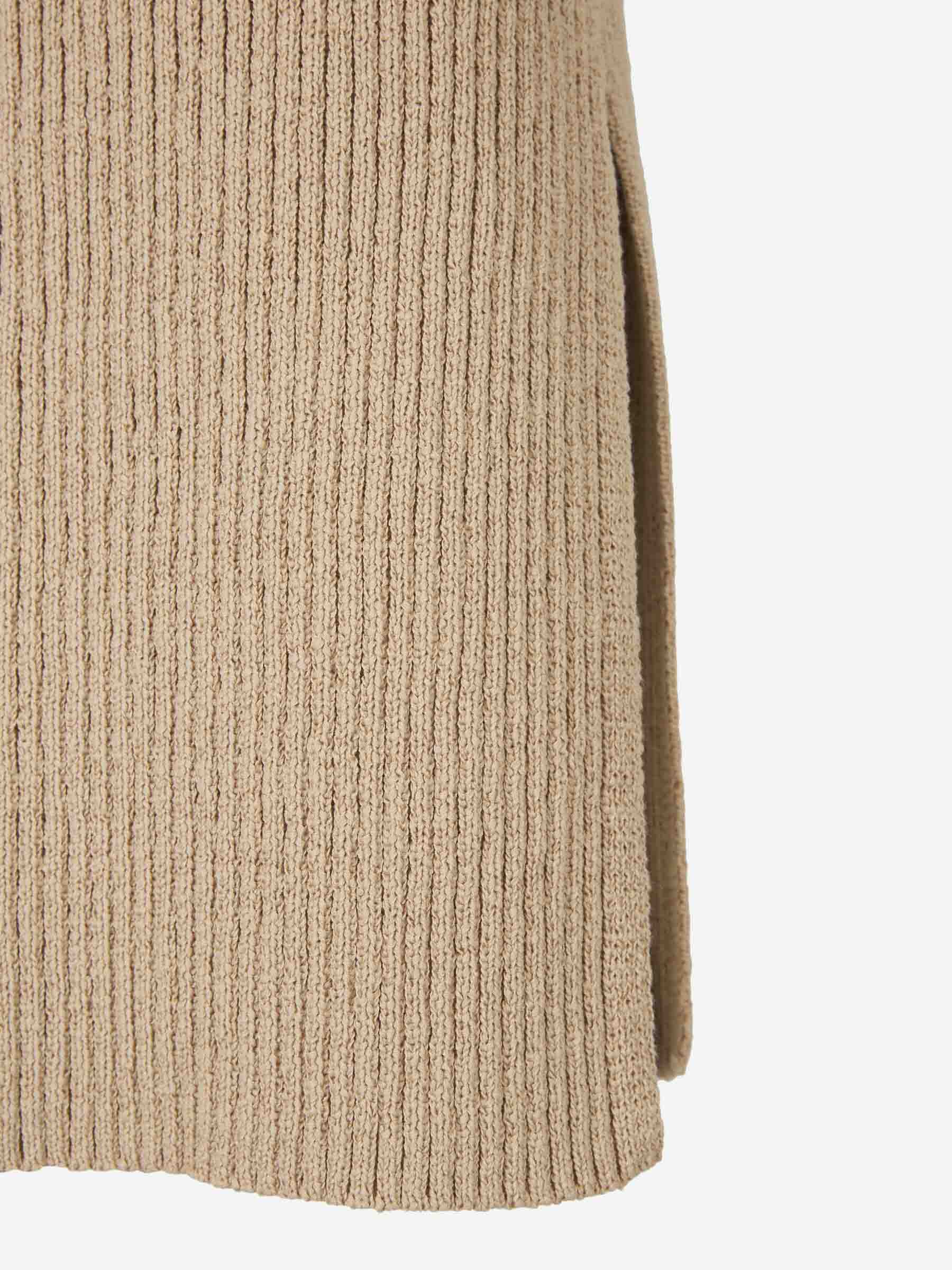 Cult Gaia Falda Punto Zariana color Topo sku 750-001289 01 - Foto 4