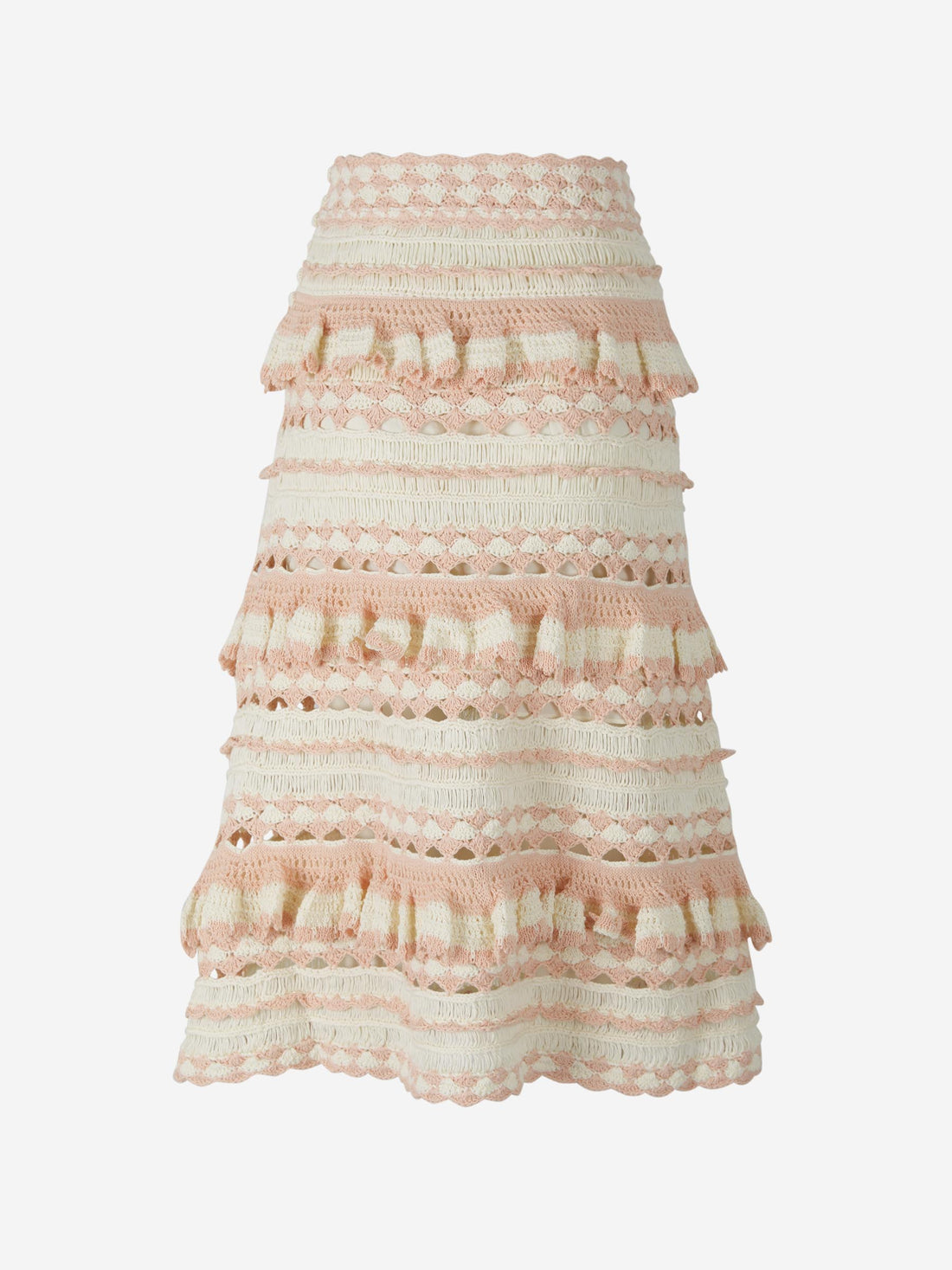 Zimmermann Falda Croché Clover color Crema sku 750-001295 01 - Foto 2