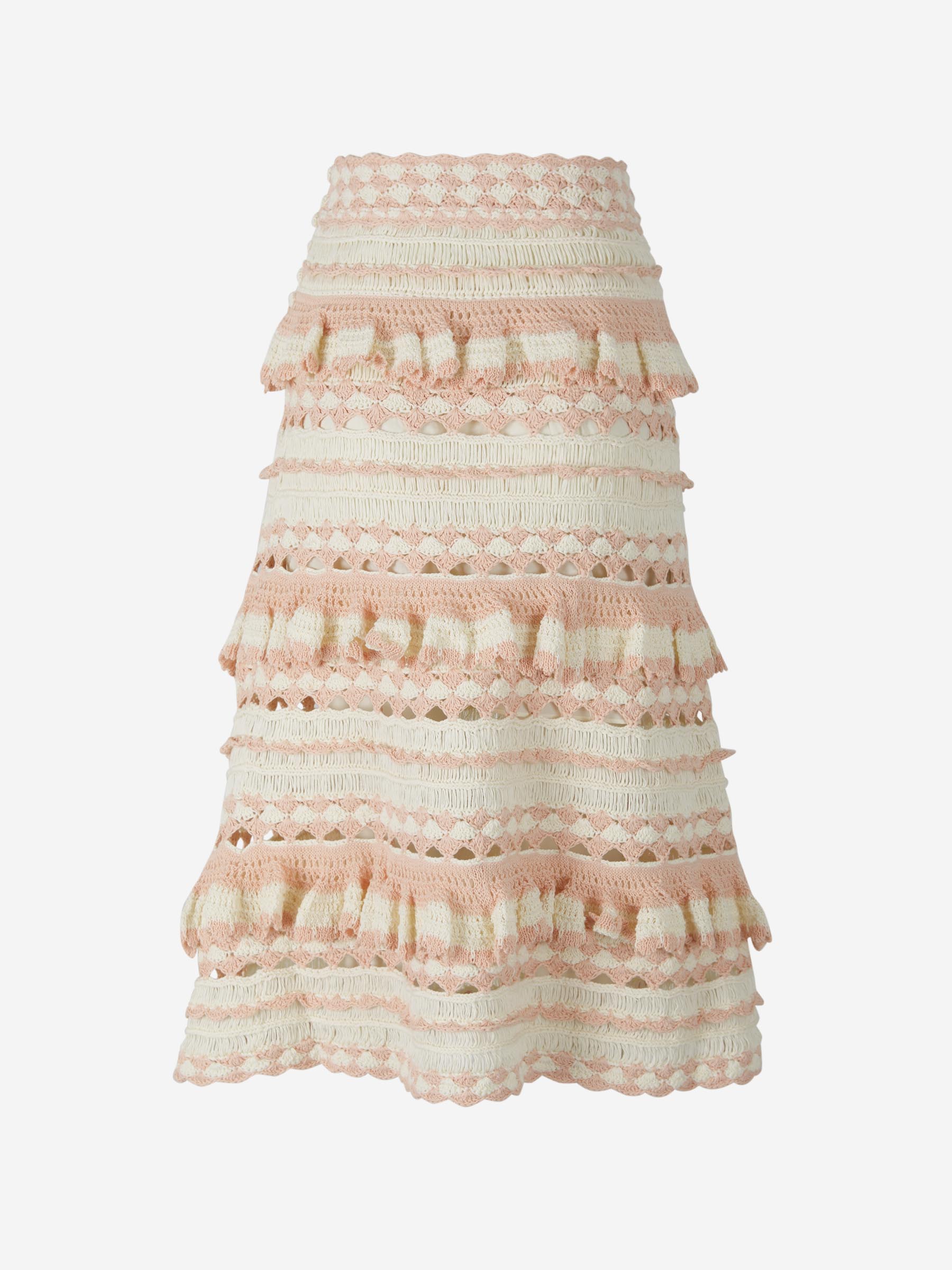 Zimmermann Falda Croché Clover color Crema sku 750-001295 01 - Foto 2